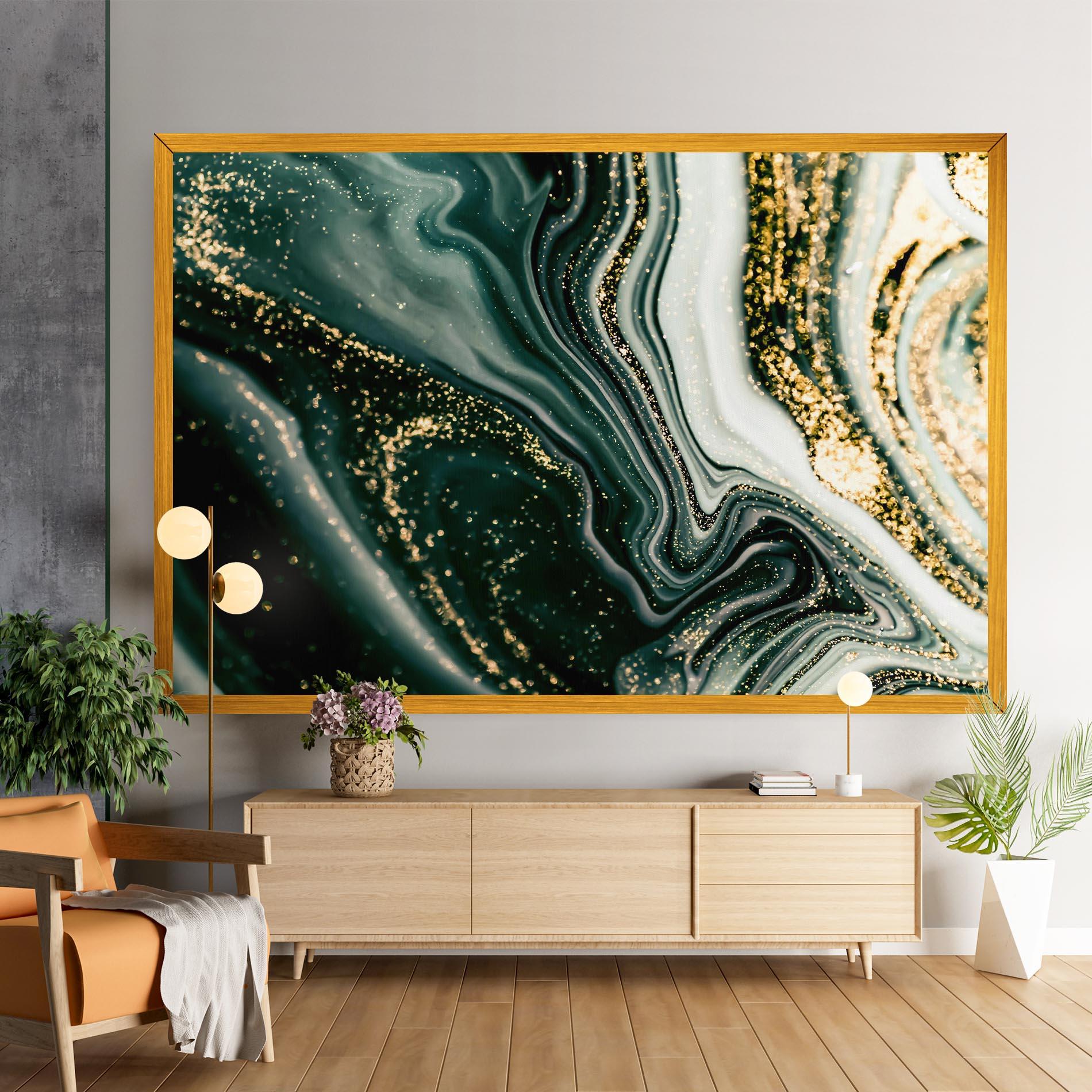 Leinwandbild Abstract Shades mockup 9