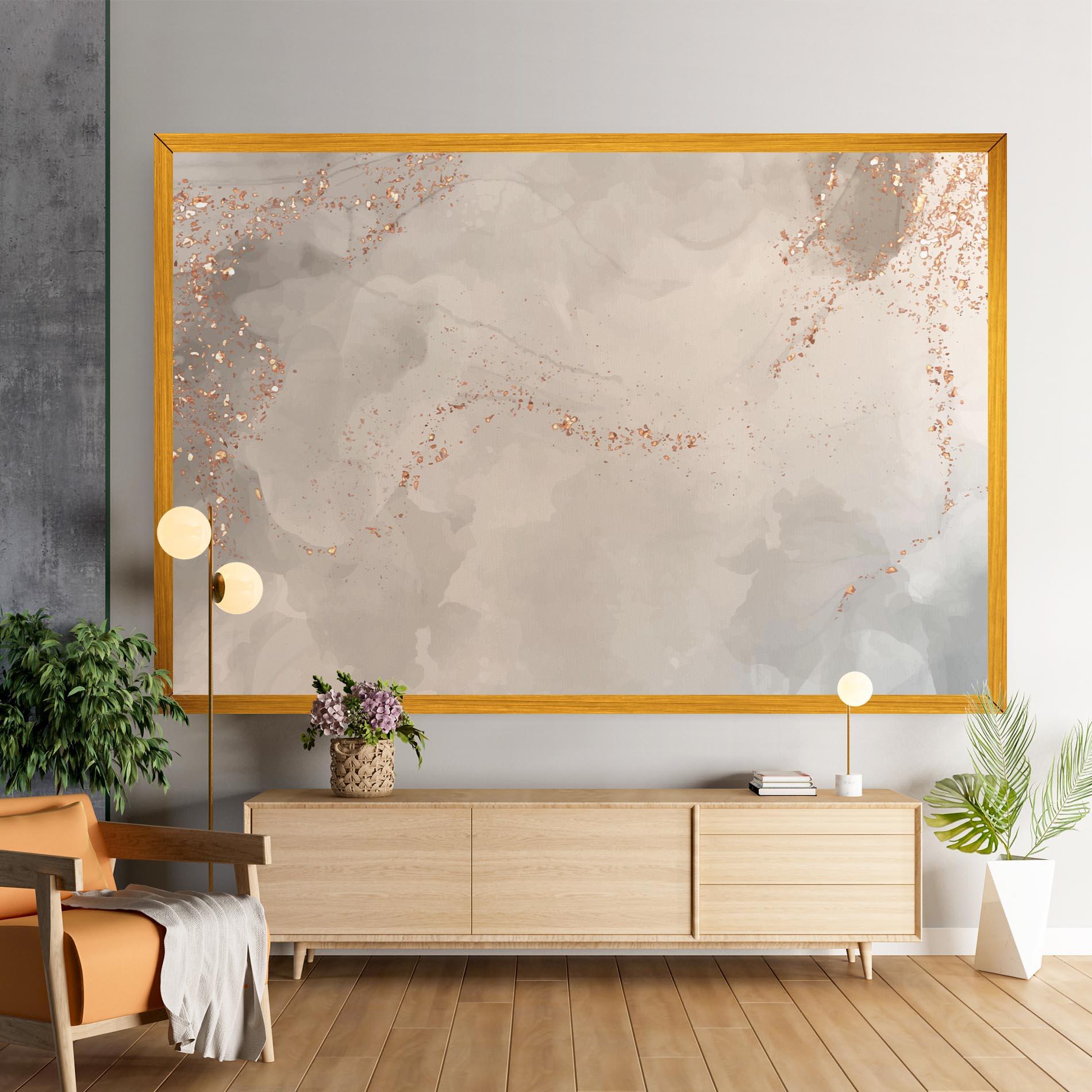 Leinwandbild Pink Grey Marble 01 mockup 9