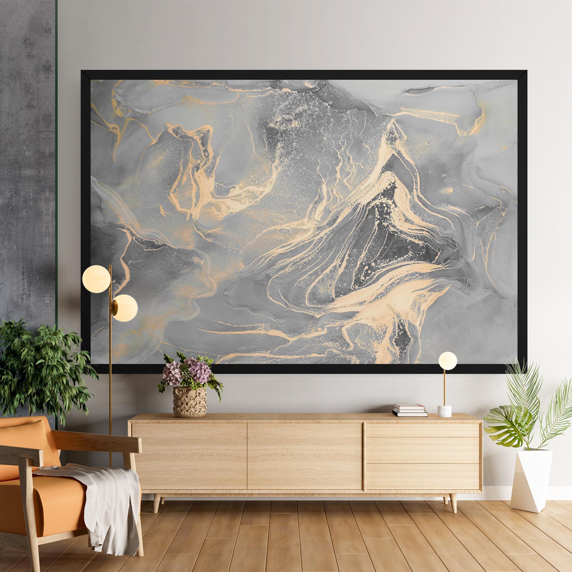 Leinwandbild Abstract Illusion mockup 9