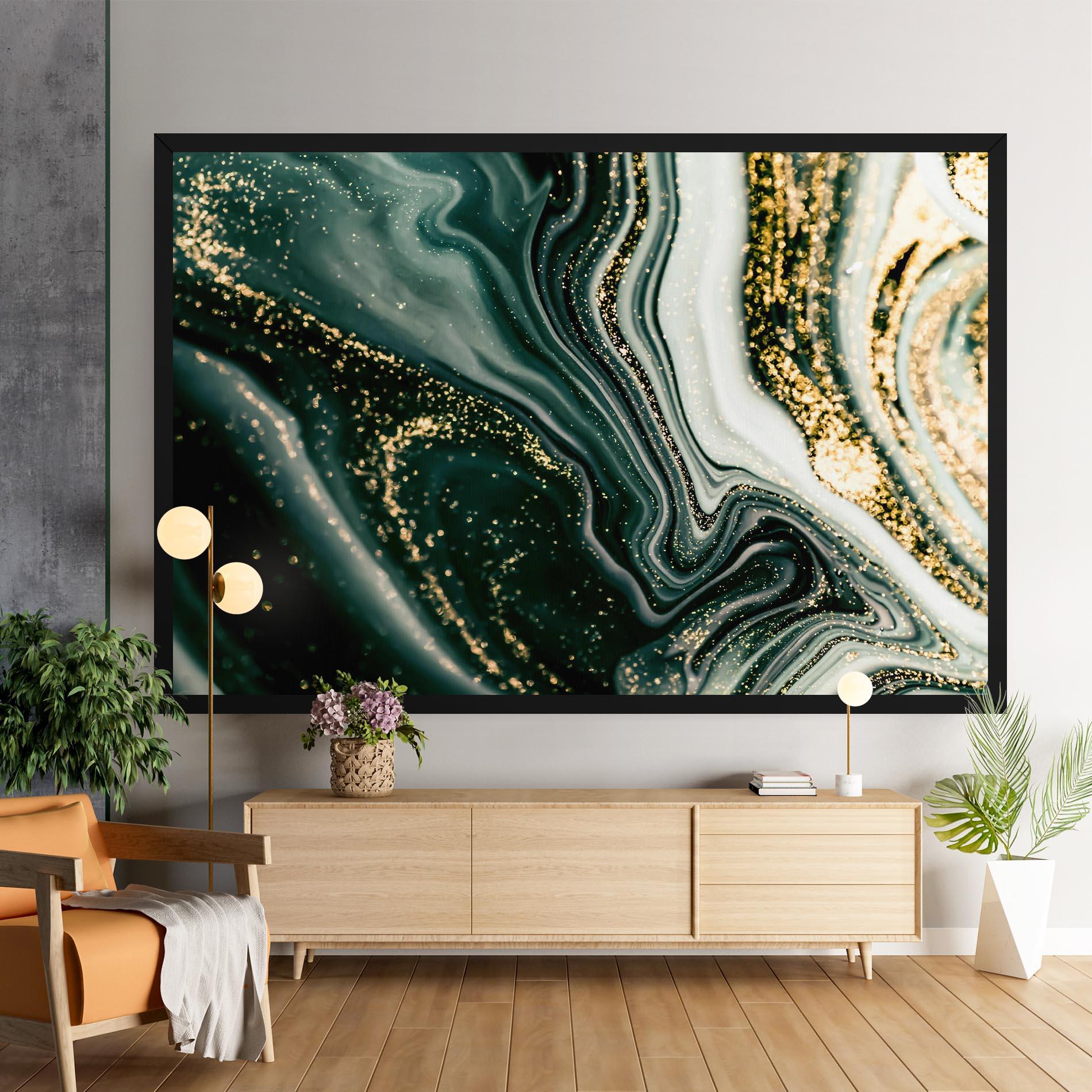 Leinwandbild Abstract Shades mockup 9