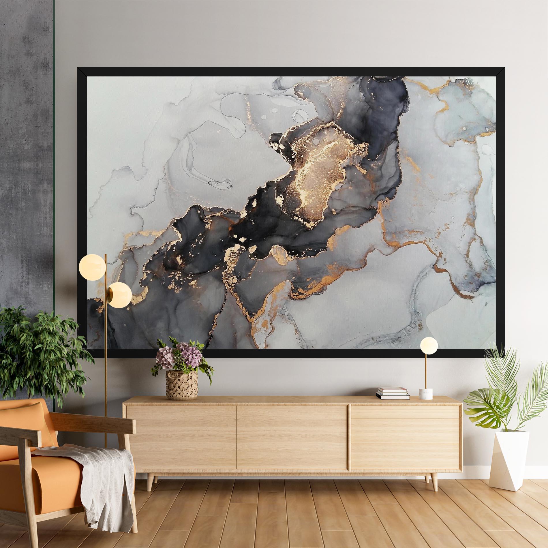 Leinwandbild Marble Shades mockup 9