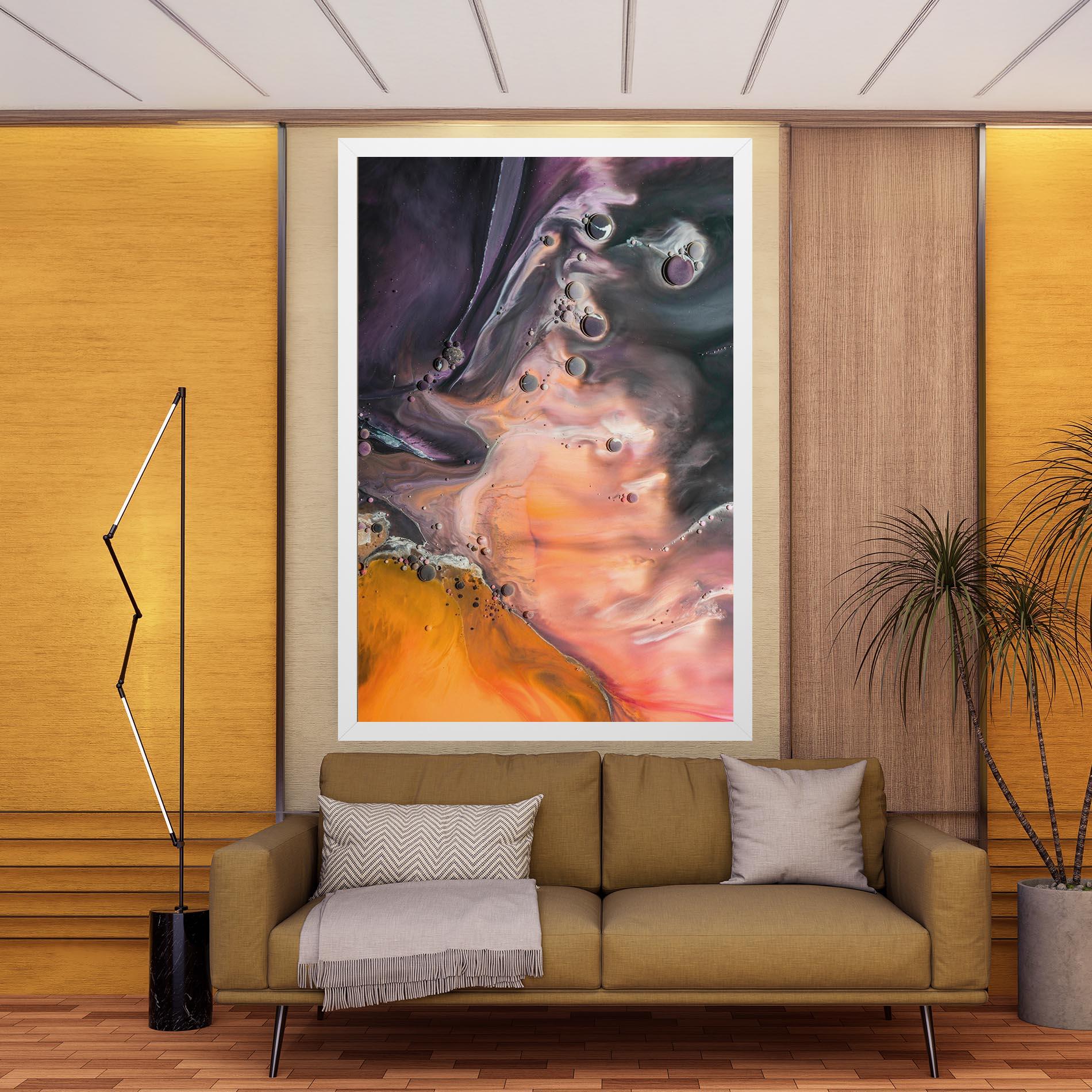 Leinwandbild Orange Shades mockup 9