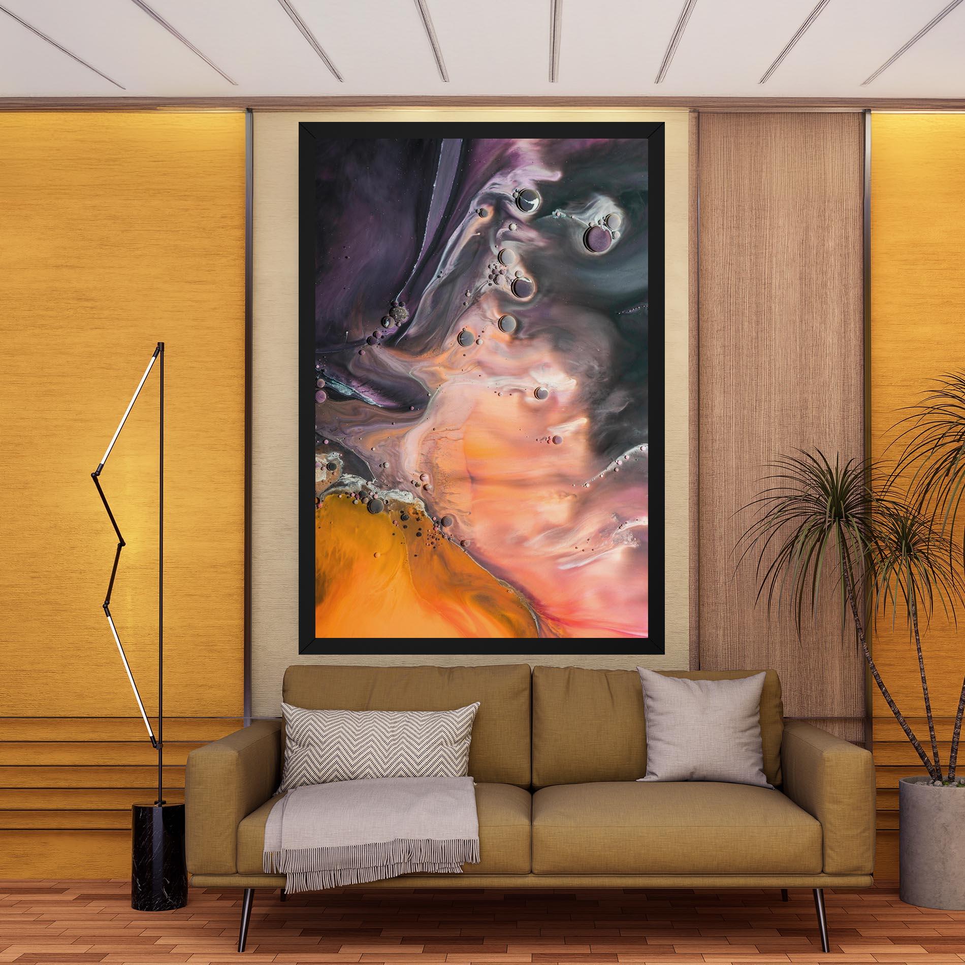 Leinwandbild Orange Shades mockup 9