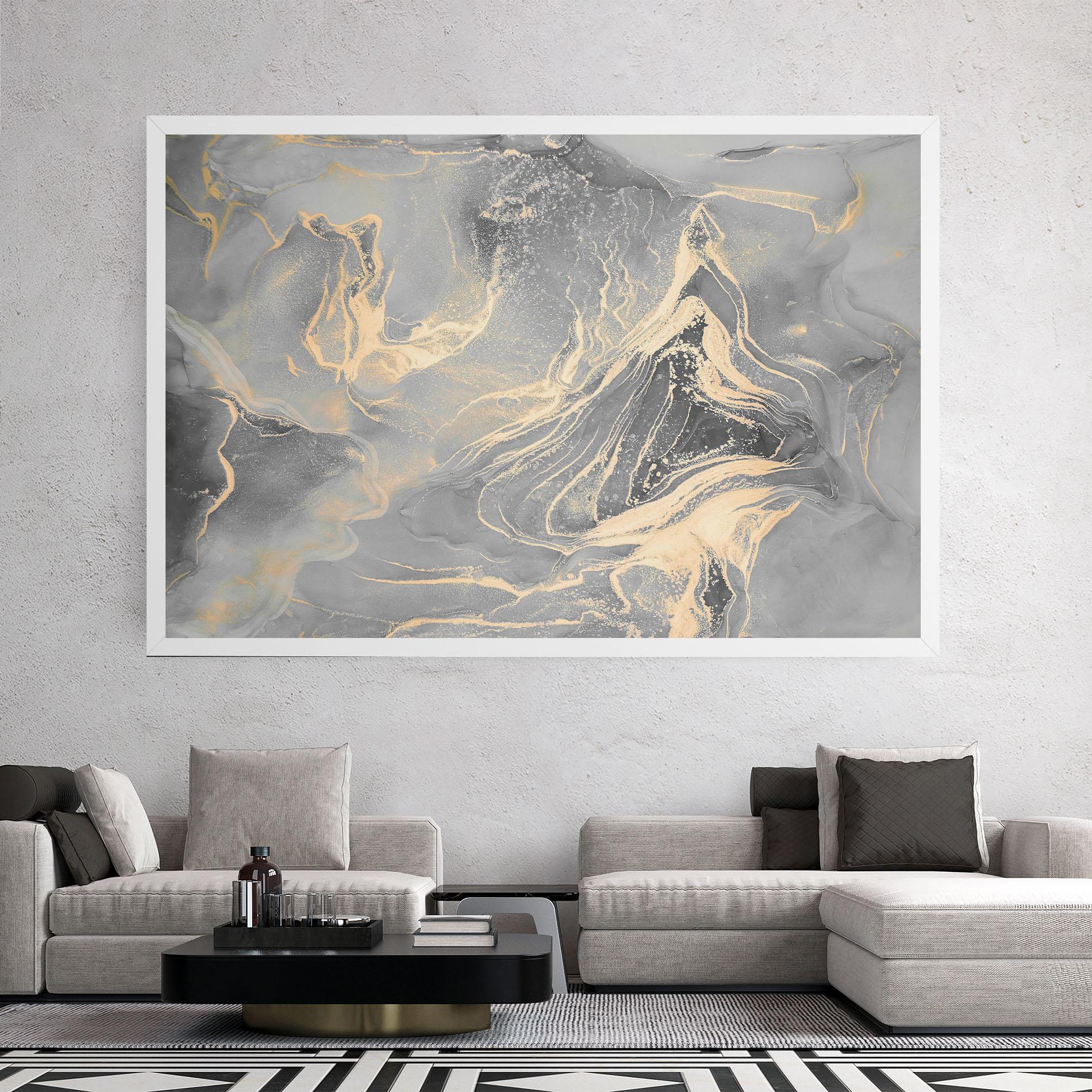 Leinwandbild Abstract Illusion mockup 2