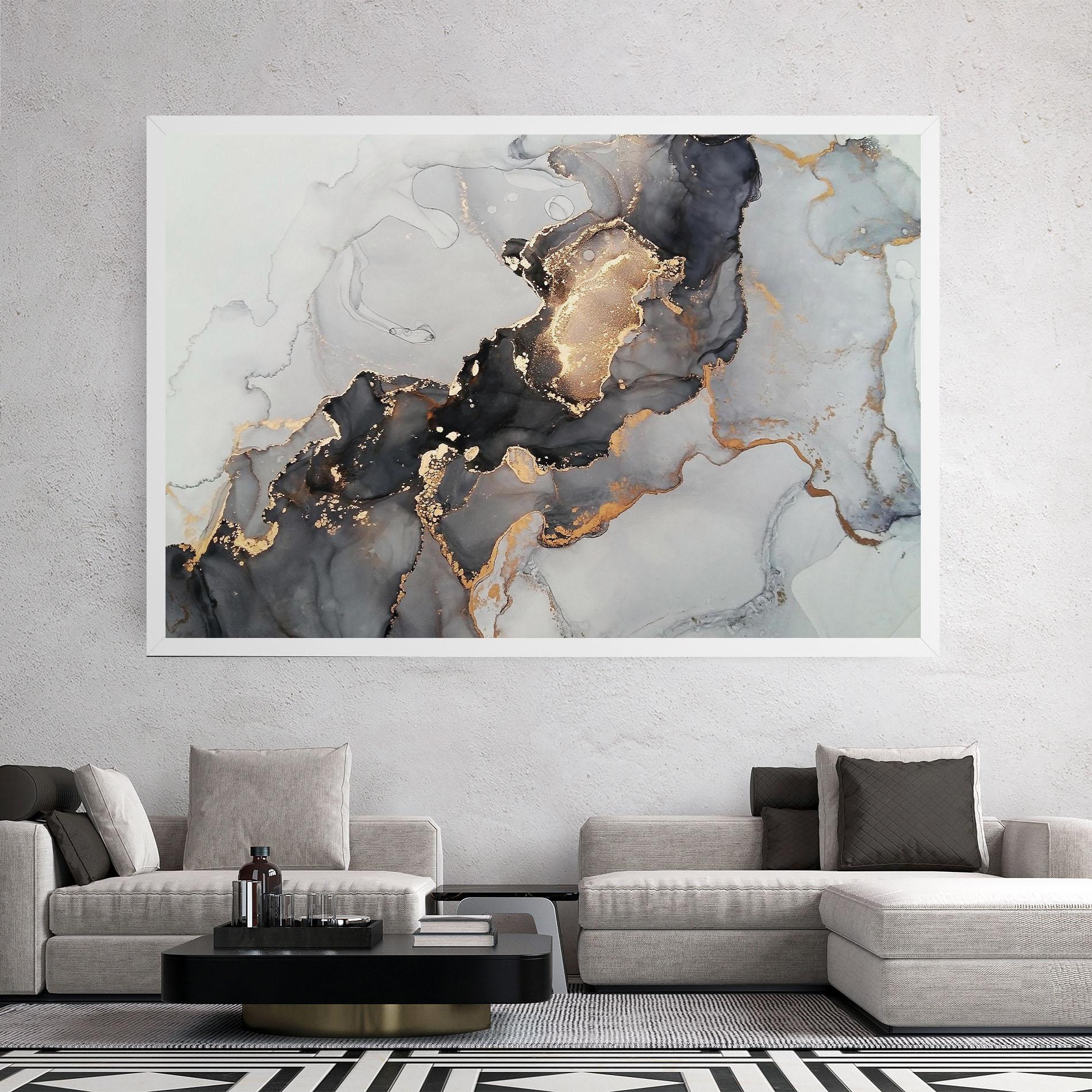 Leinwandbild Marble Shades mockup 2