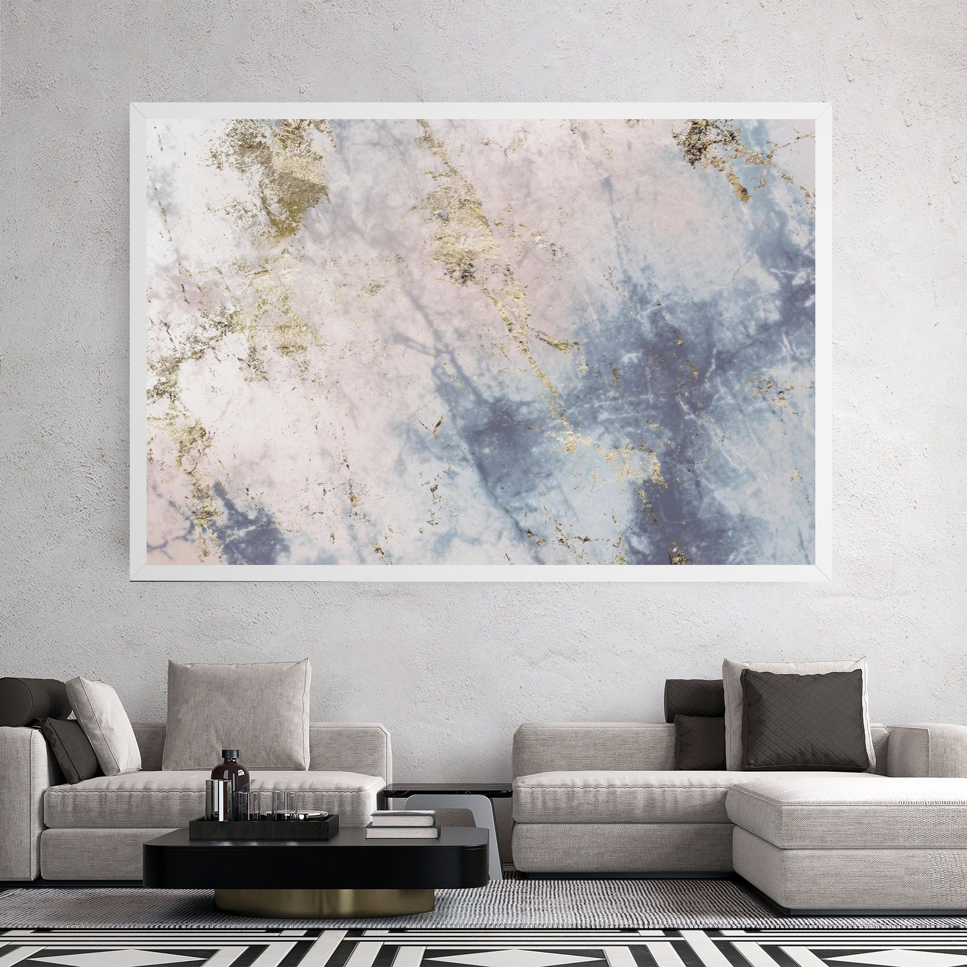 Pink Blue Marble mockup 2