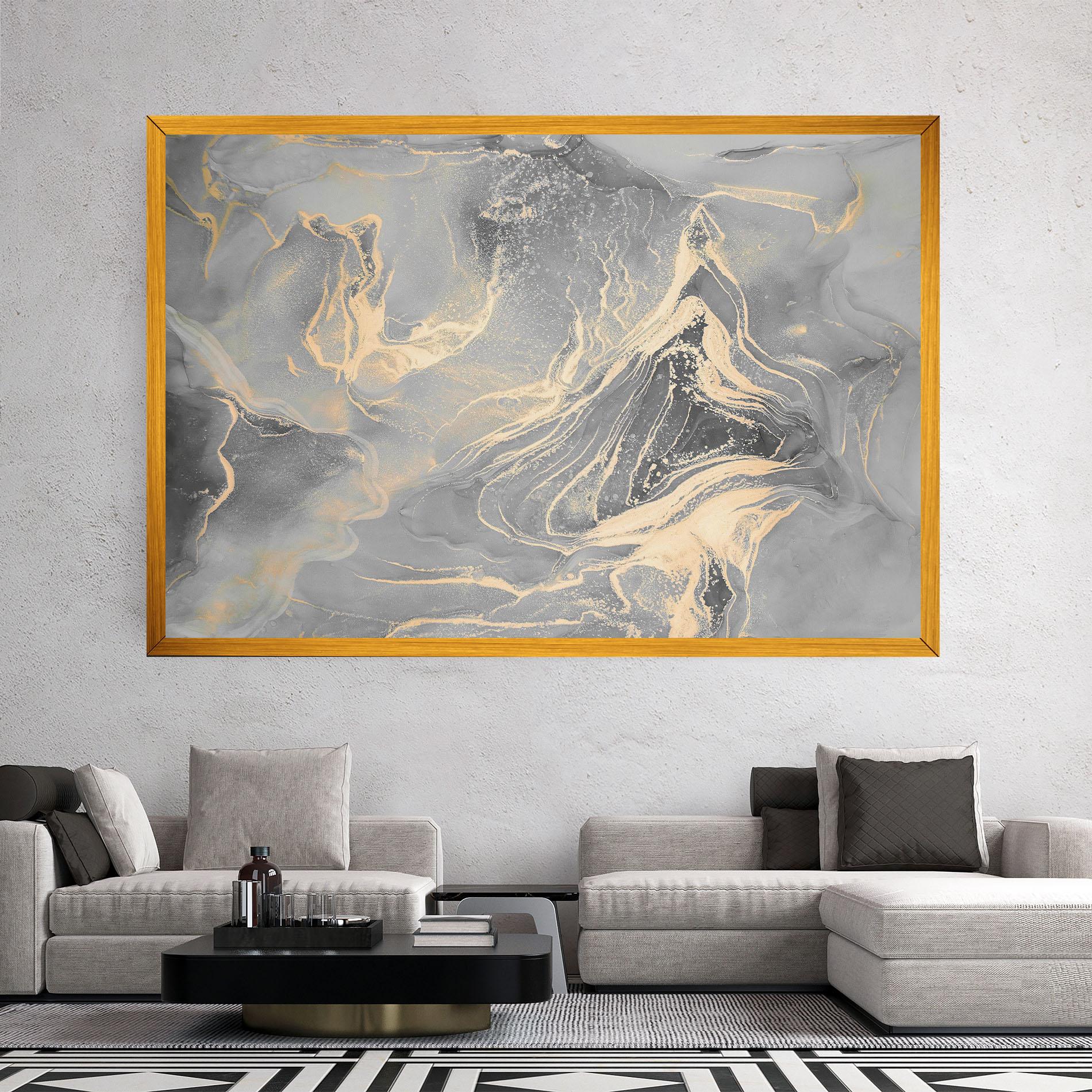 Leinwandbild Abstract Illusion mockup 2