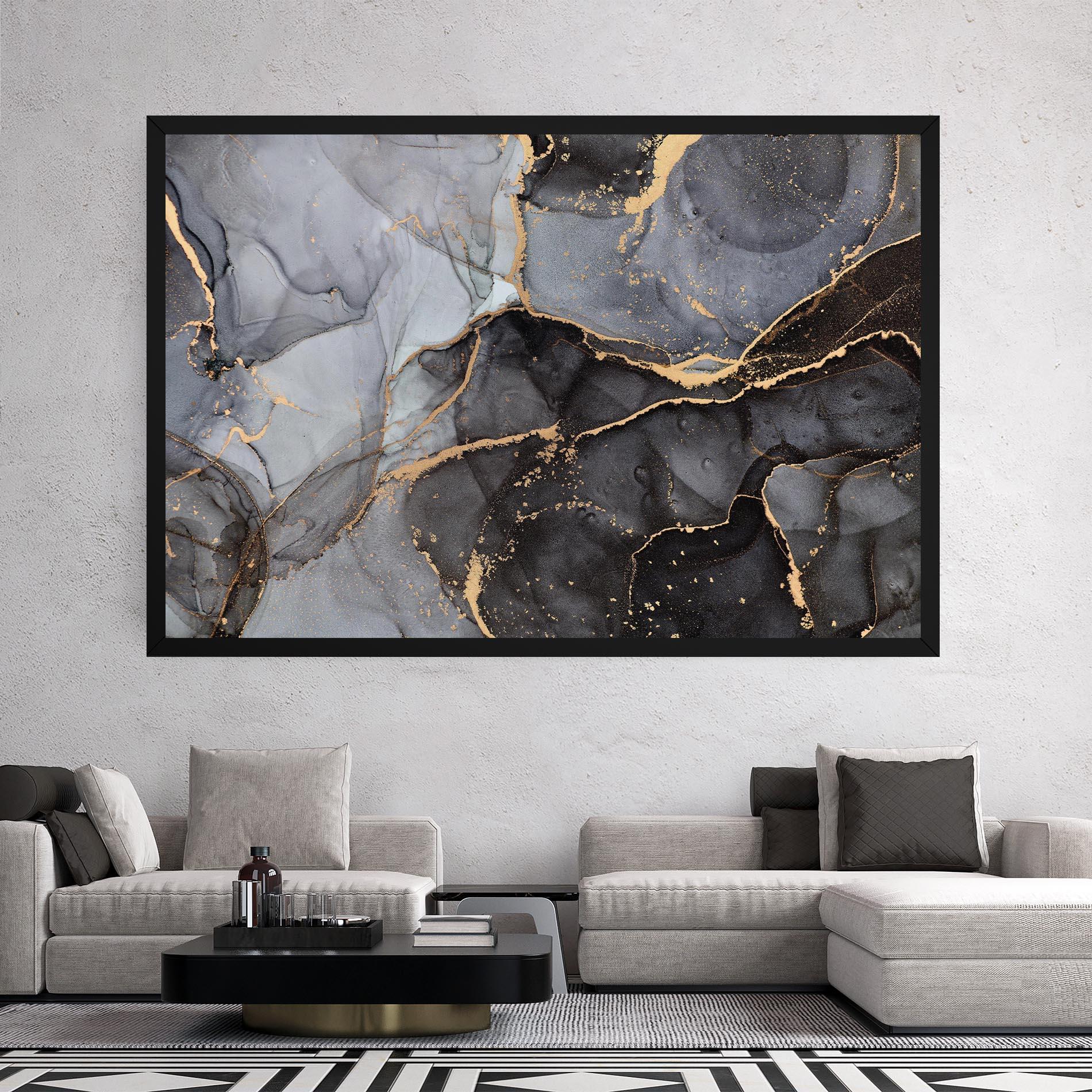 Leinwandbild Abstract Marble mockup 2
