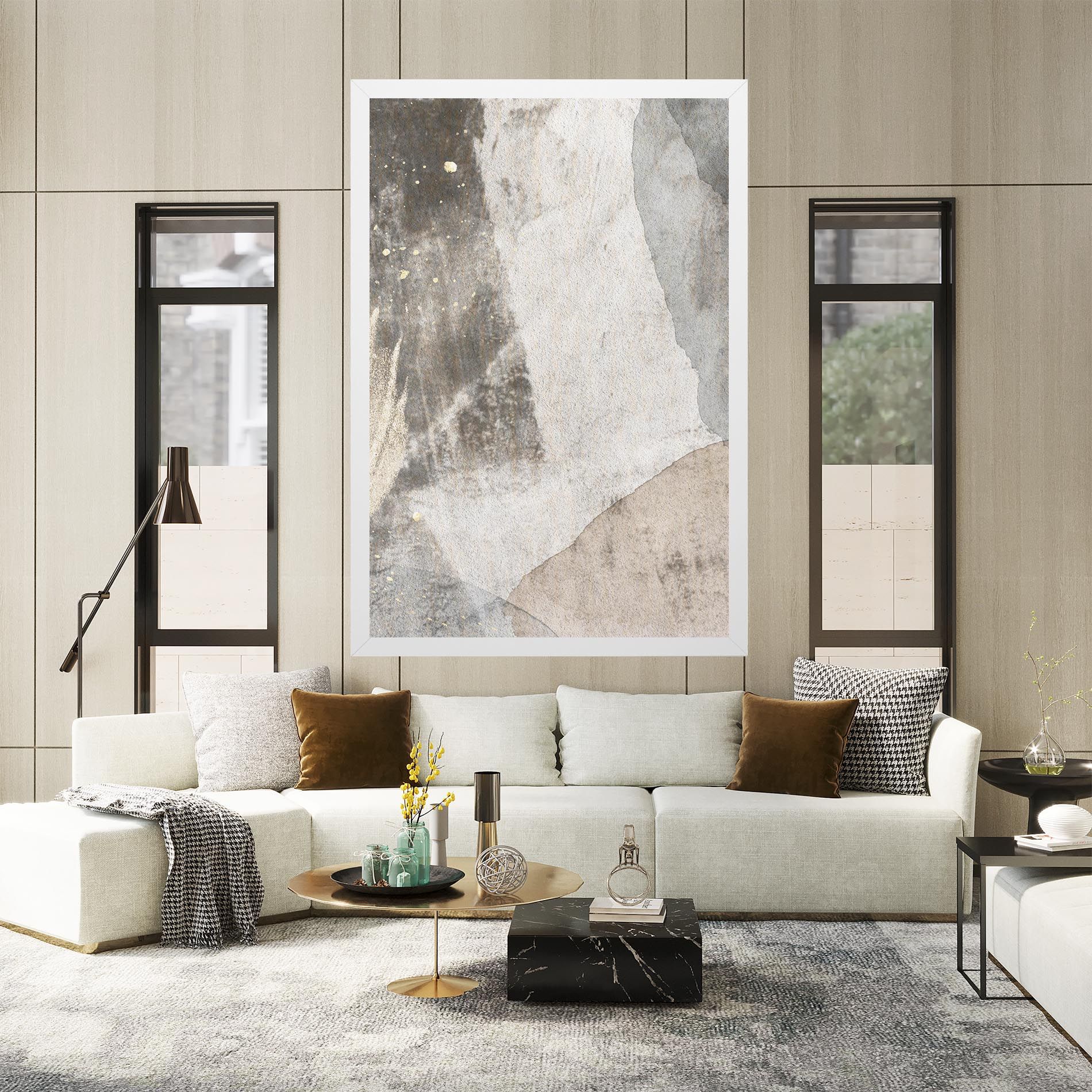 Light Cream Marble mockup 2