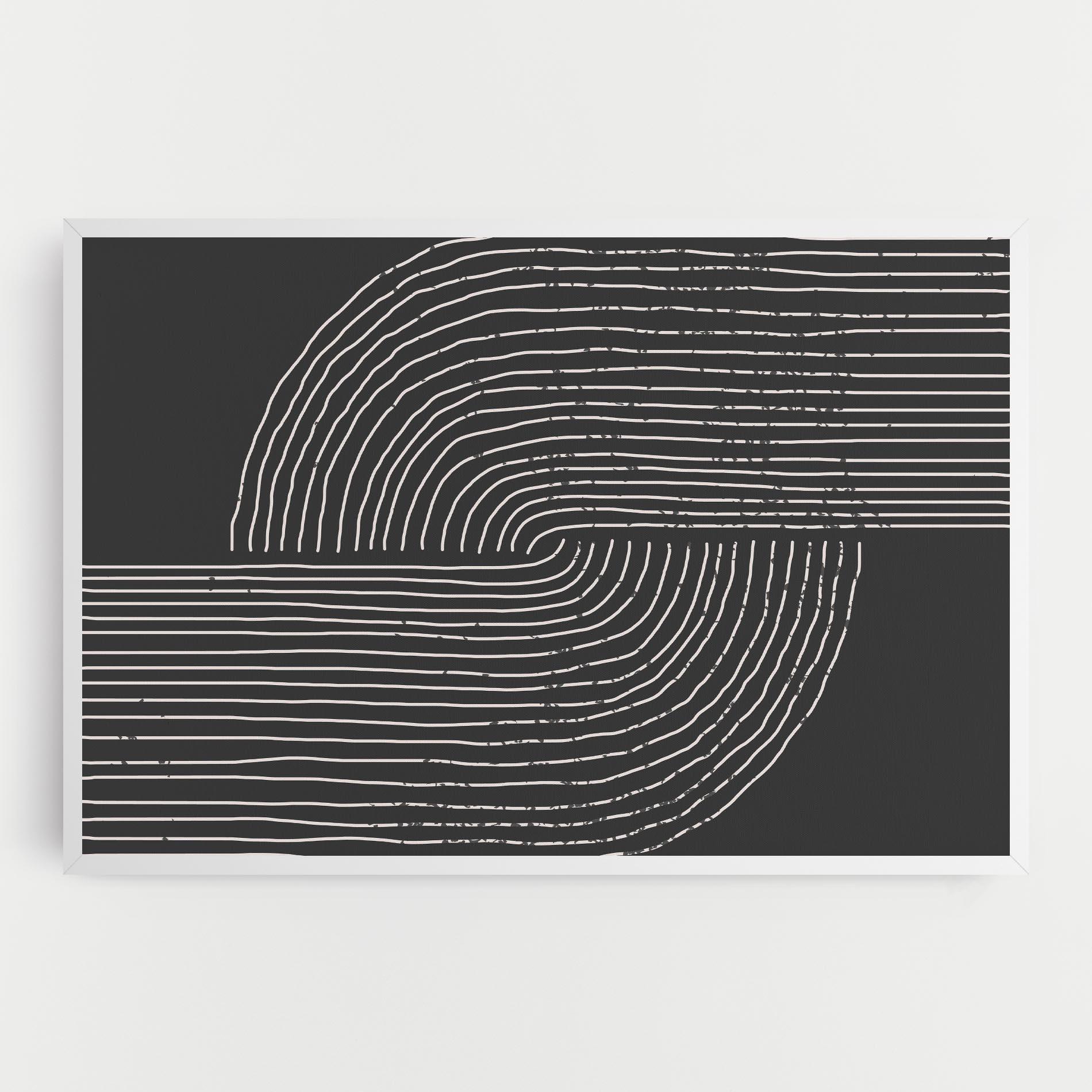 Leinwandbild Minimalist Circle mockup 0