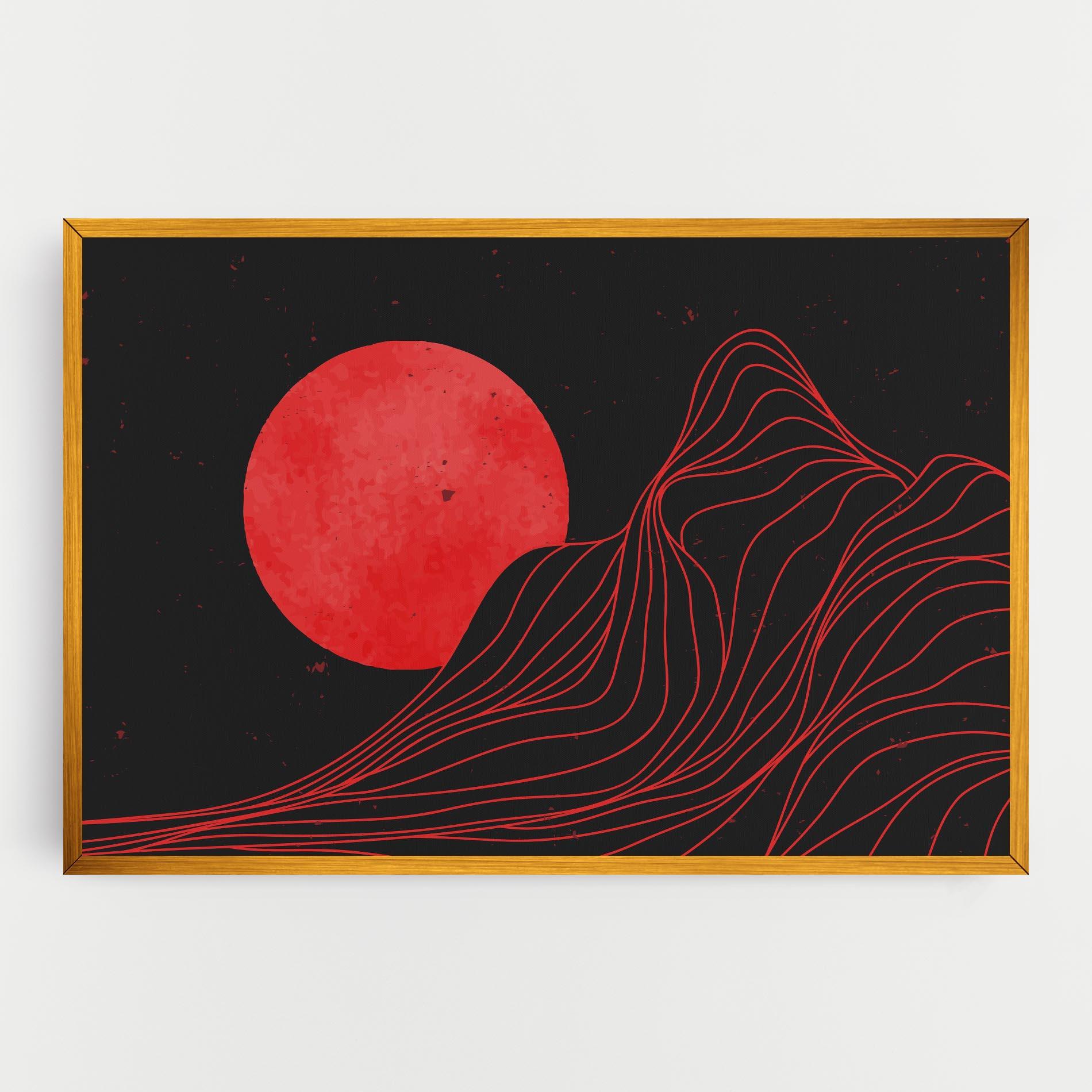 Leinwandbild Bloody Moon mockup 0