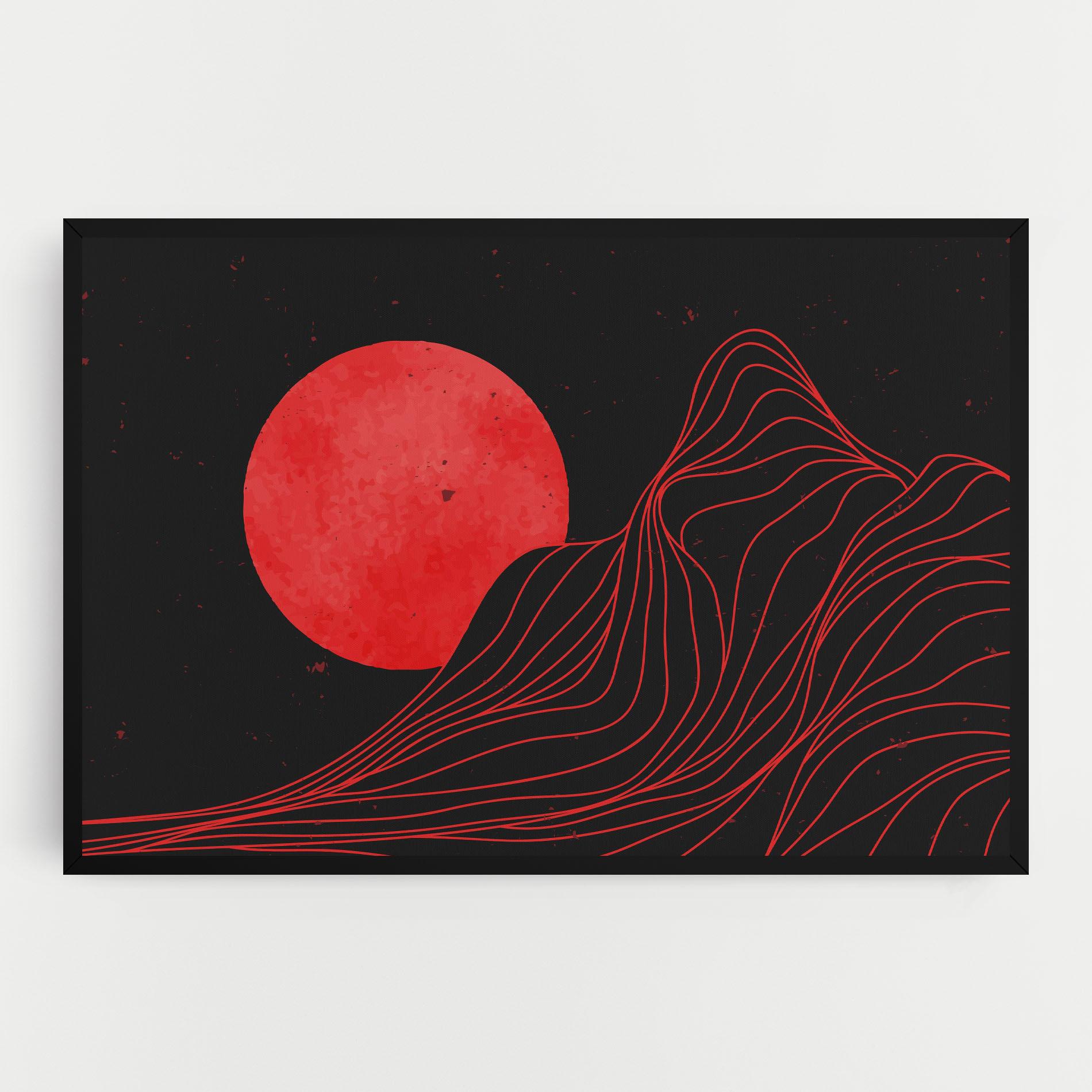 Leinwandbild Bloody Moon mockup 0