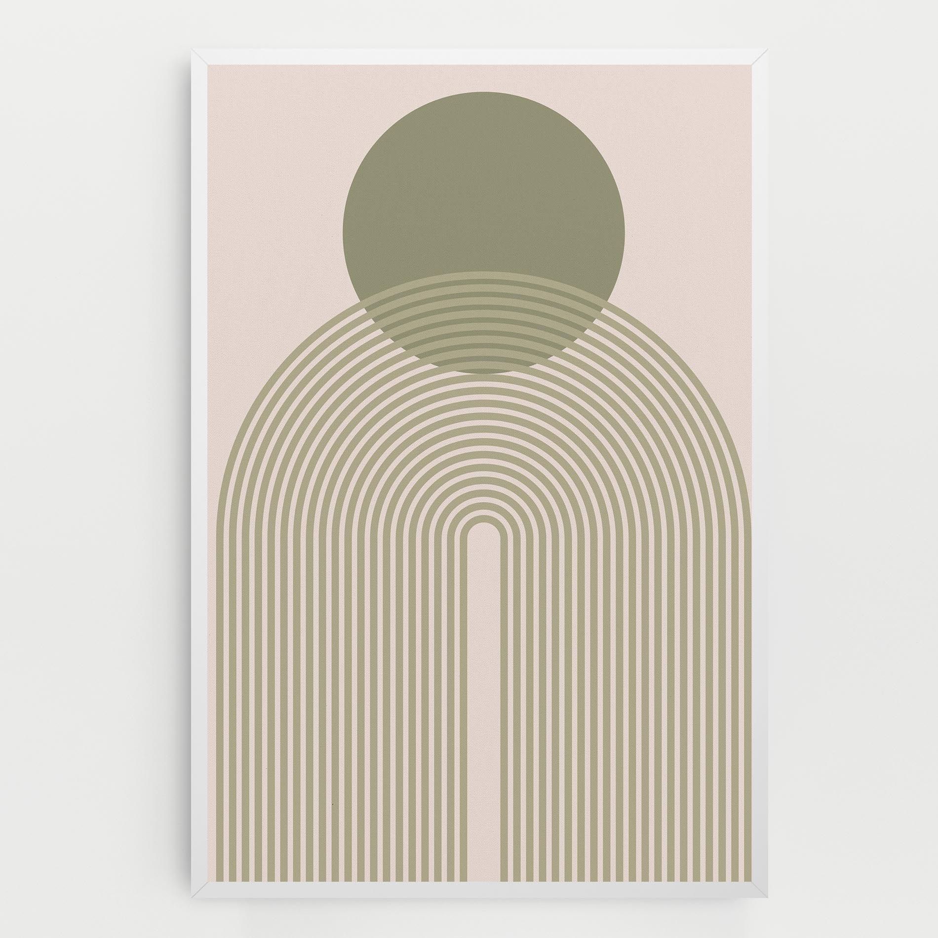 Green Circle Lines mockup 0