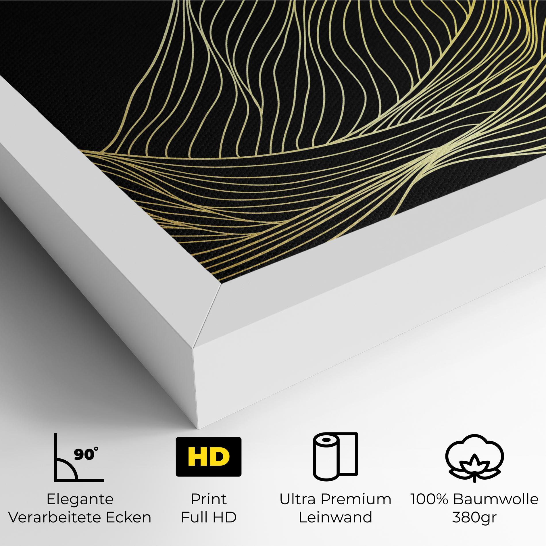 Leinwandbild Gold Moon mockup 4