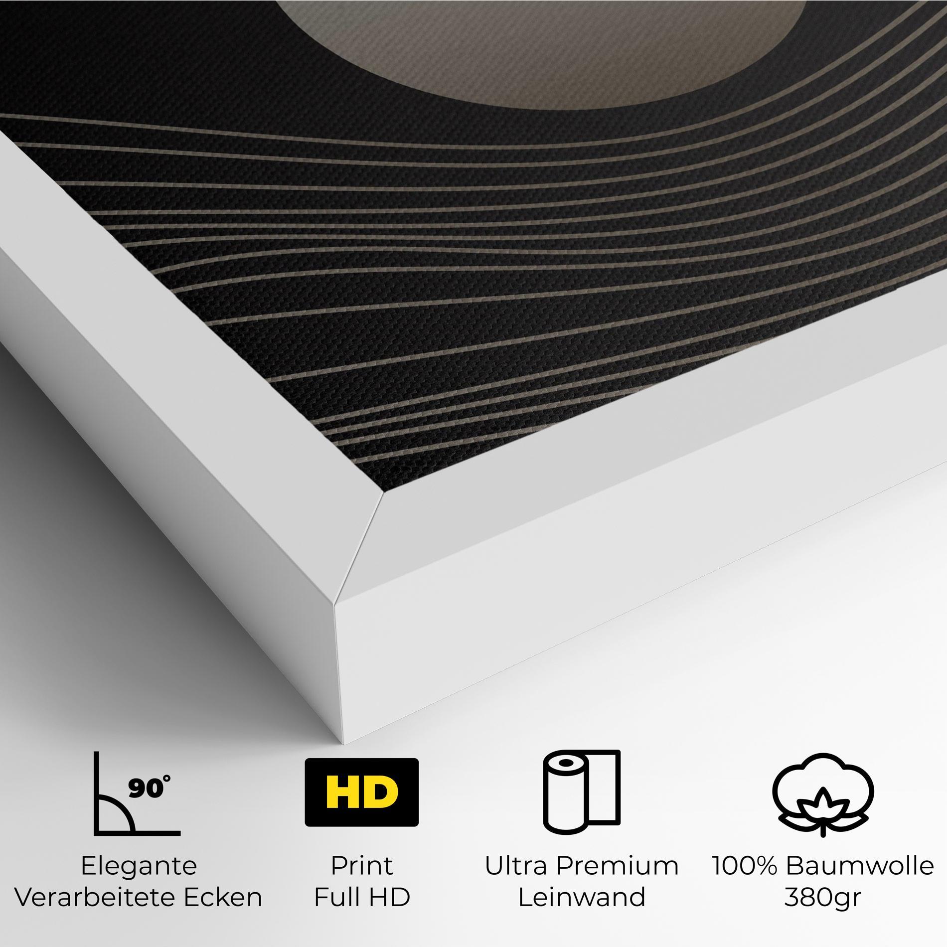 Leinwandbild Grey Moon mockup 4