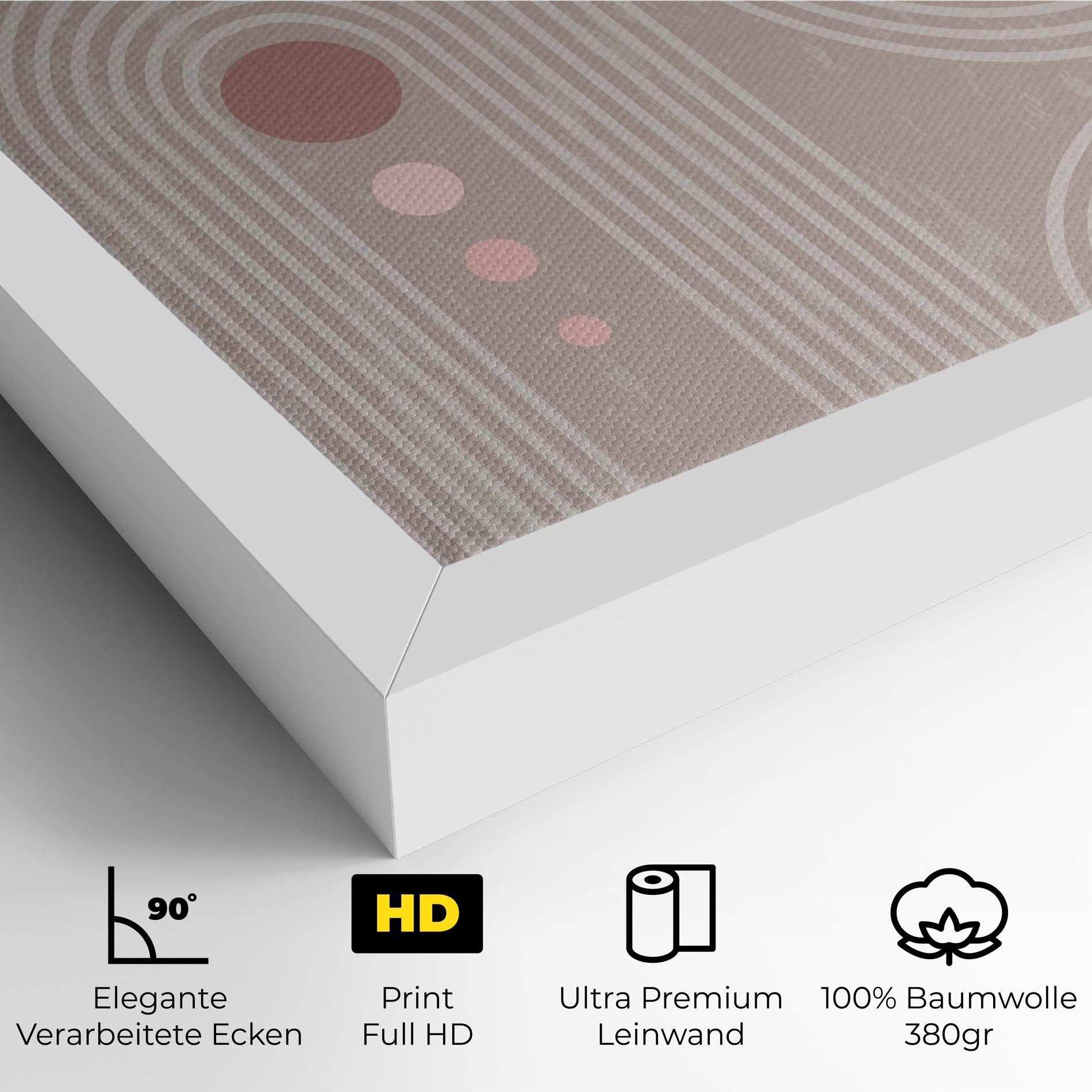 Pink Circle On Cream mockup 4