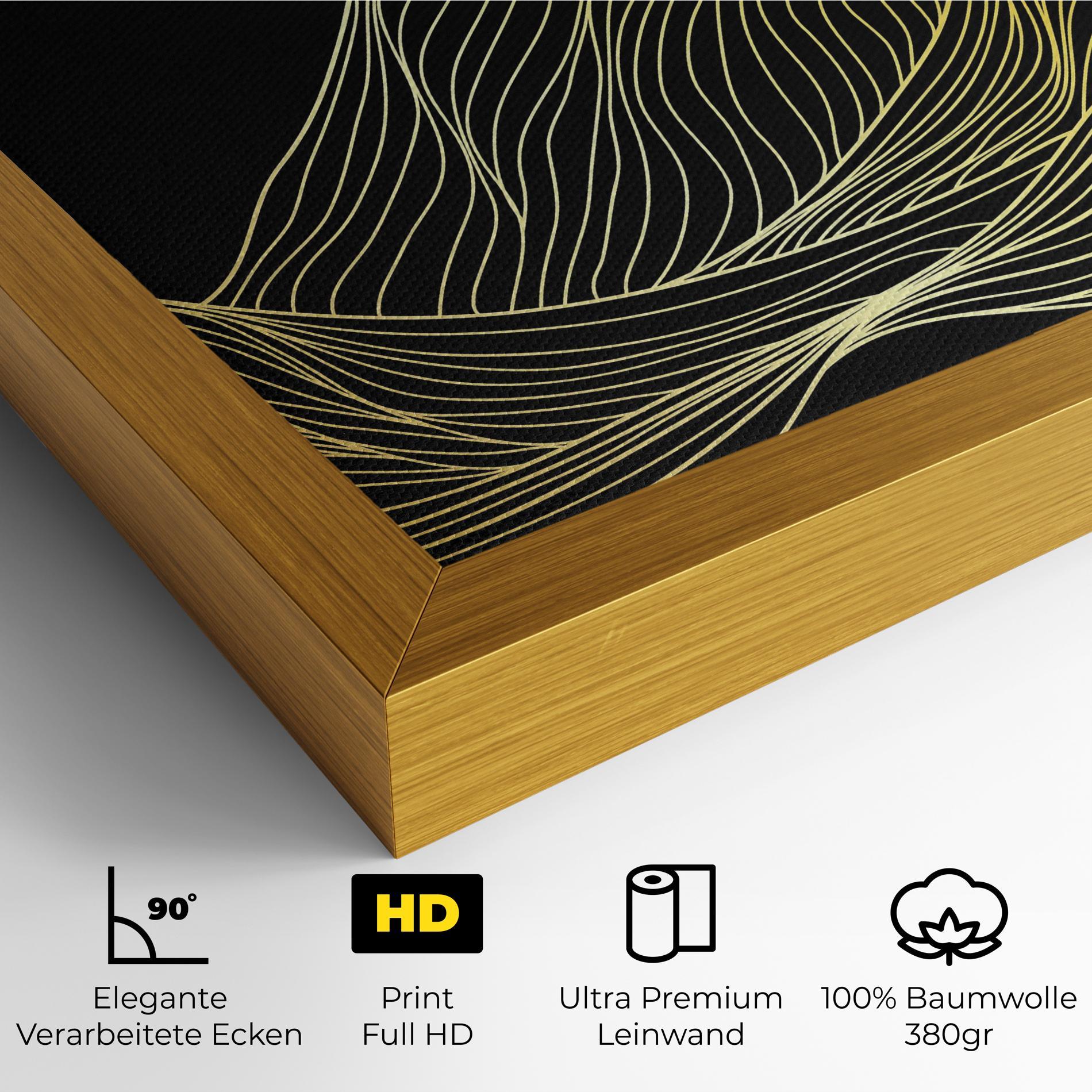 Leinwandbild Gold Moon mockup 4