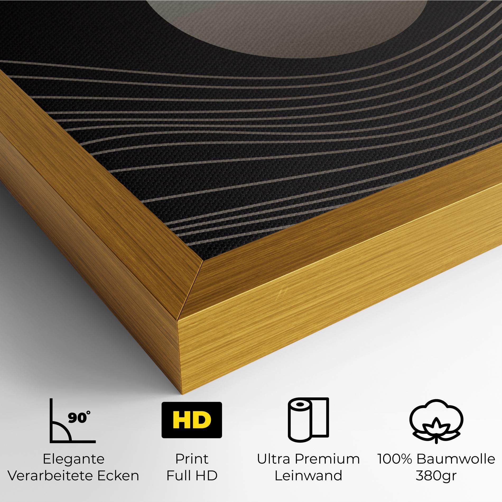 Leinwandbild Grey Moon mockup 4