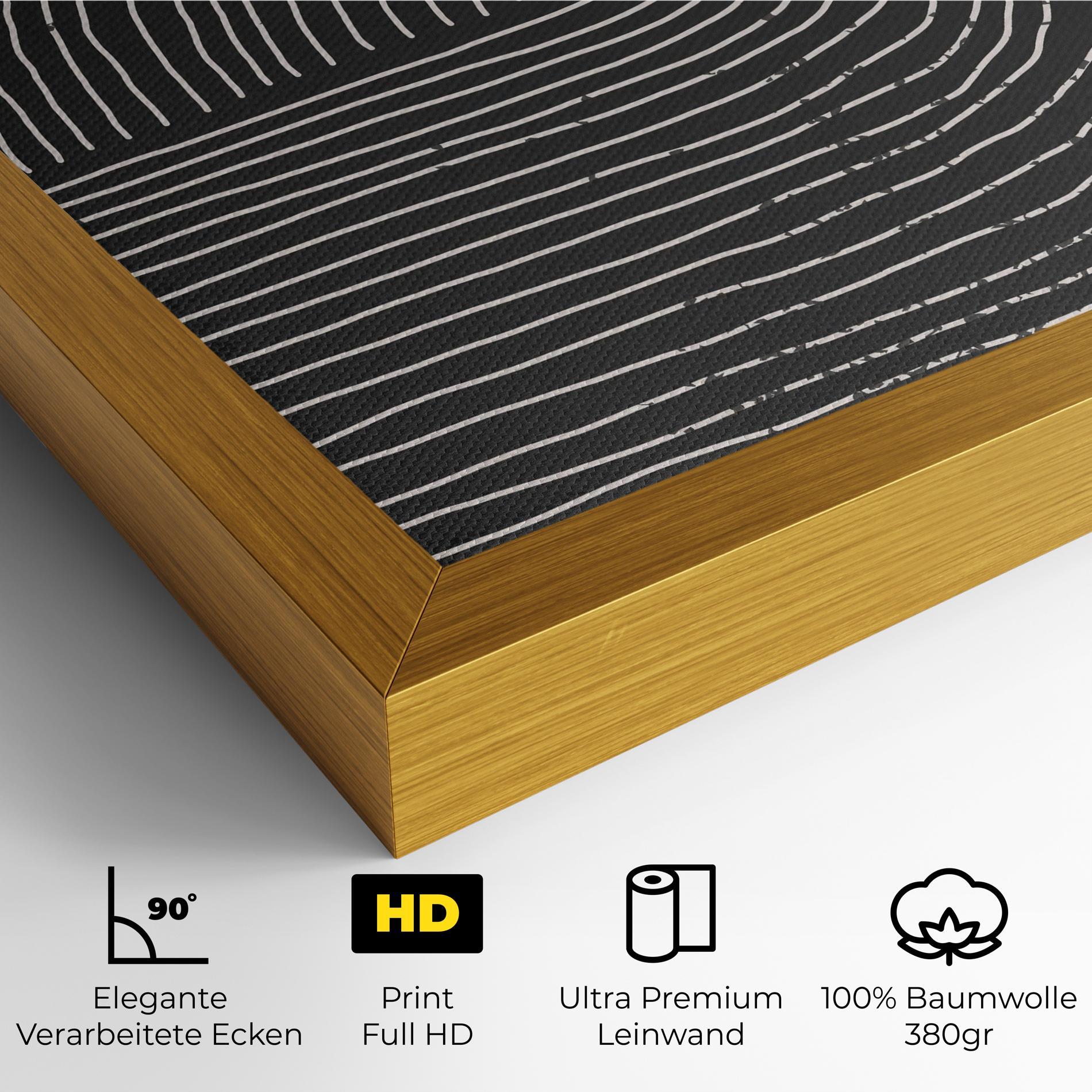 Leinwandbild Minimalist Circle mockup 4