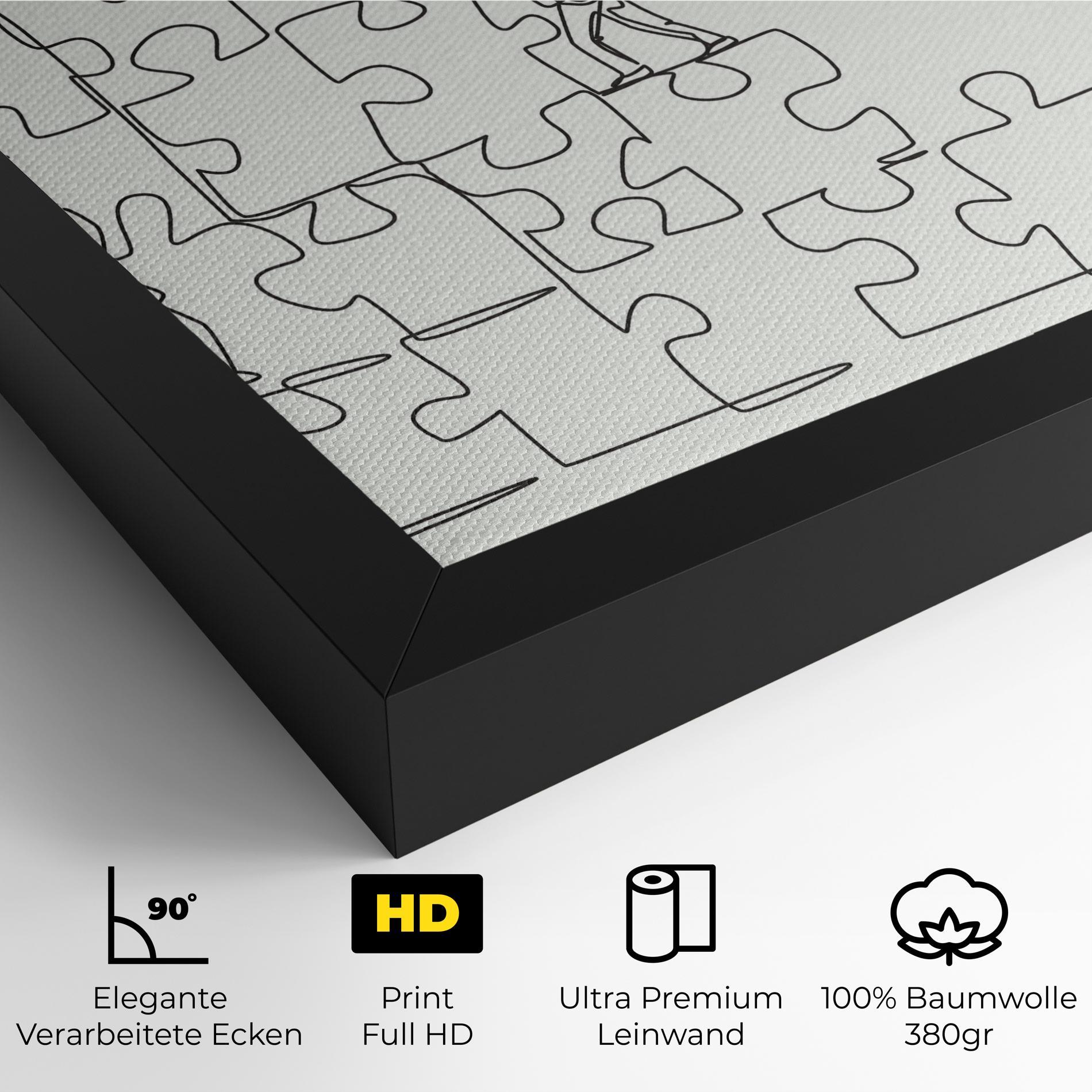 Leinwandbild Businessman Up mockup 4