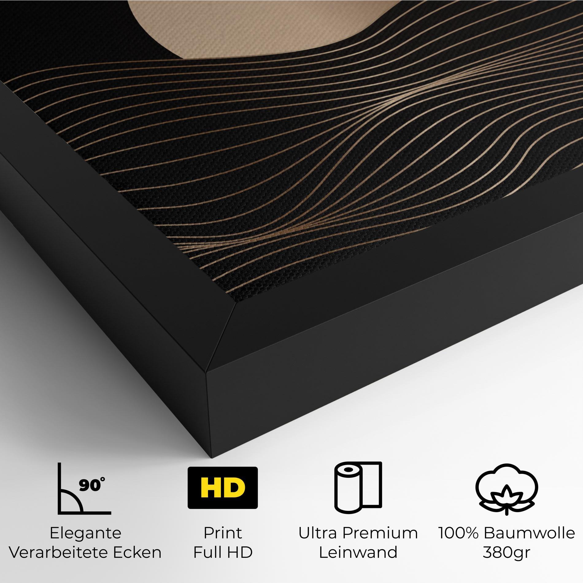 Leinwandbild Cream Moon mockup 4