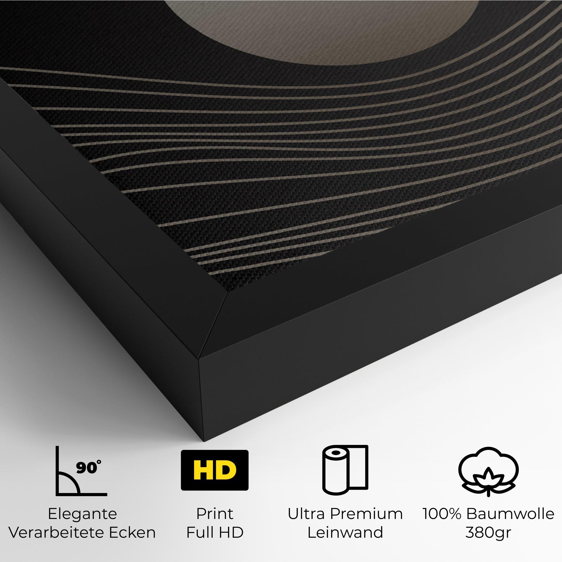 Leinwandbild Grey Moon mockup 4