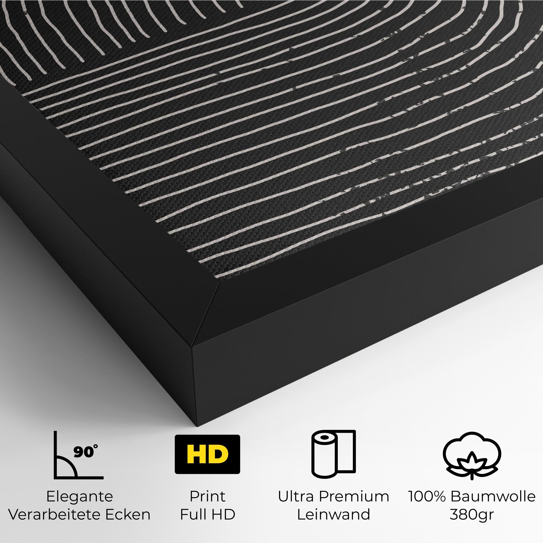 Leinwandbild Minimalist Circle mockup 4