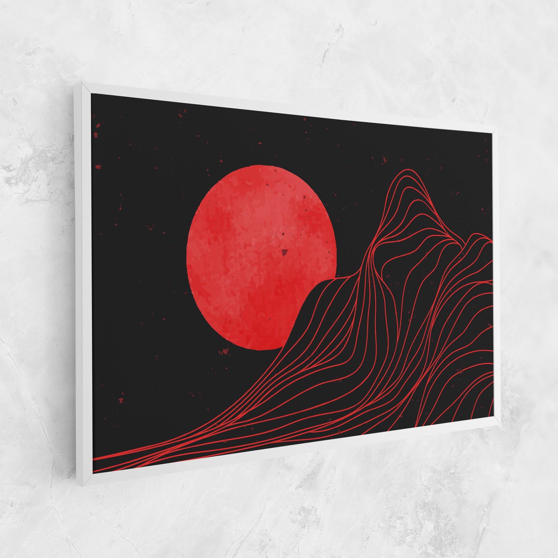 Leinwandbild Bloody Moon mockup 1
