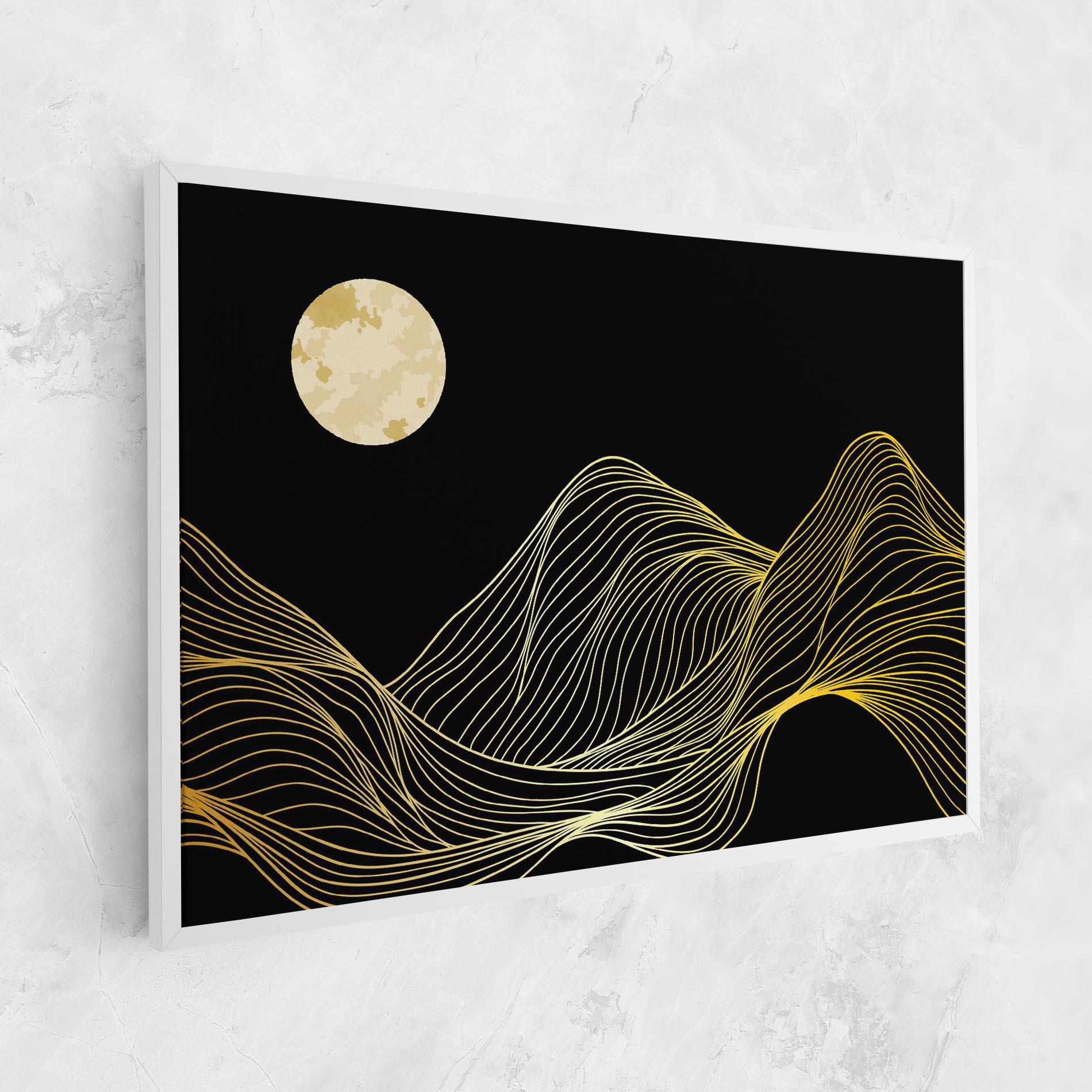 Leinwandbild Gold Moon mockup 1