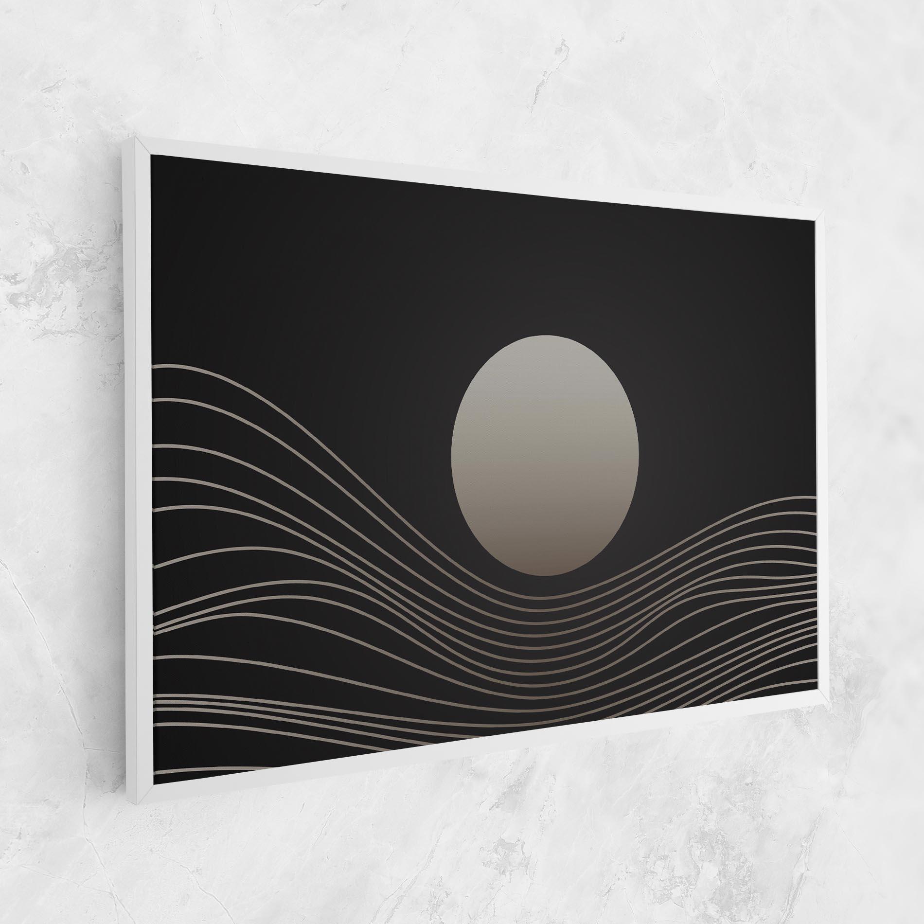 Leinwandbild Grey Moon mockup 1
