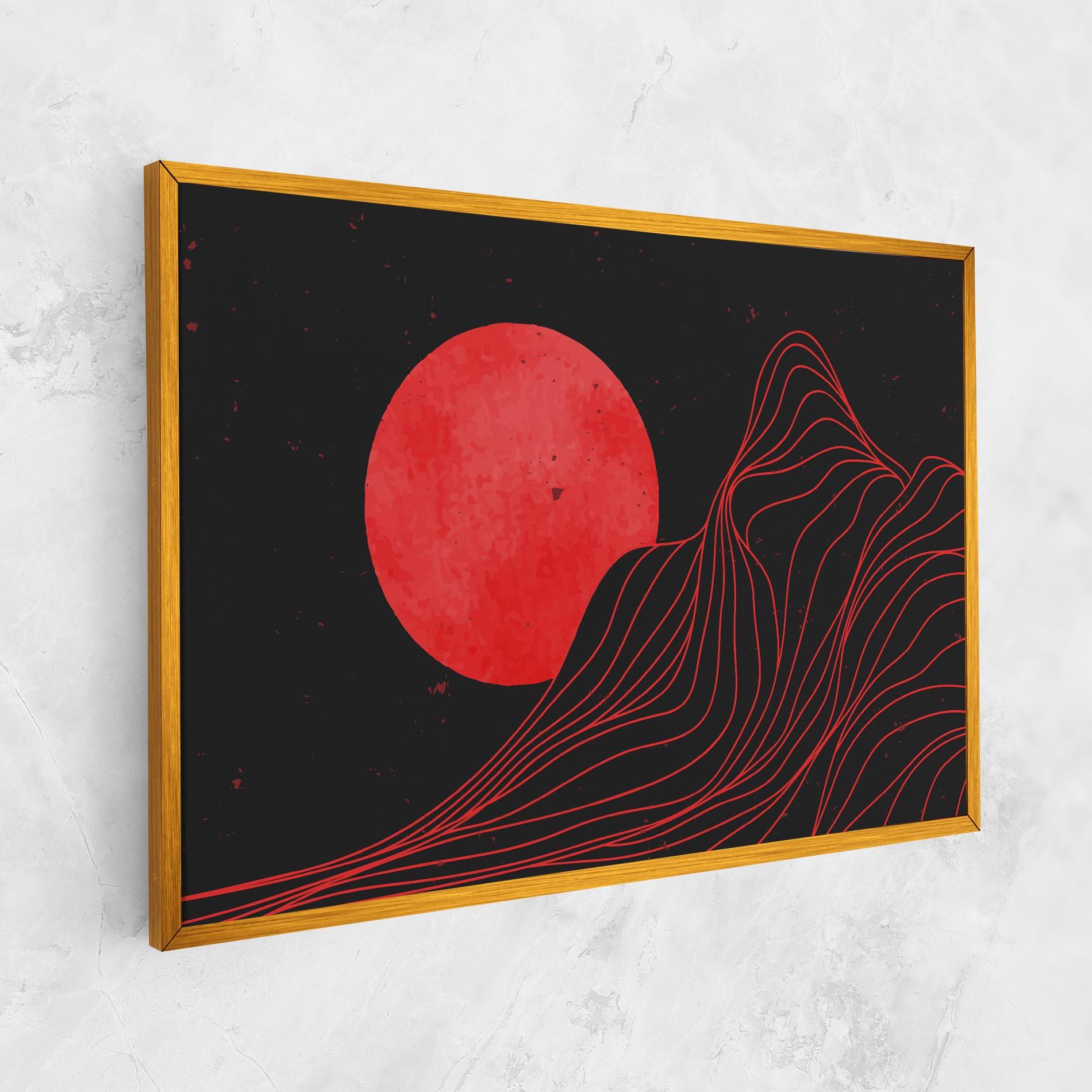 Leinwandbild Bloody Moon mockup 1