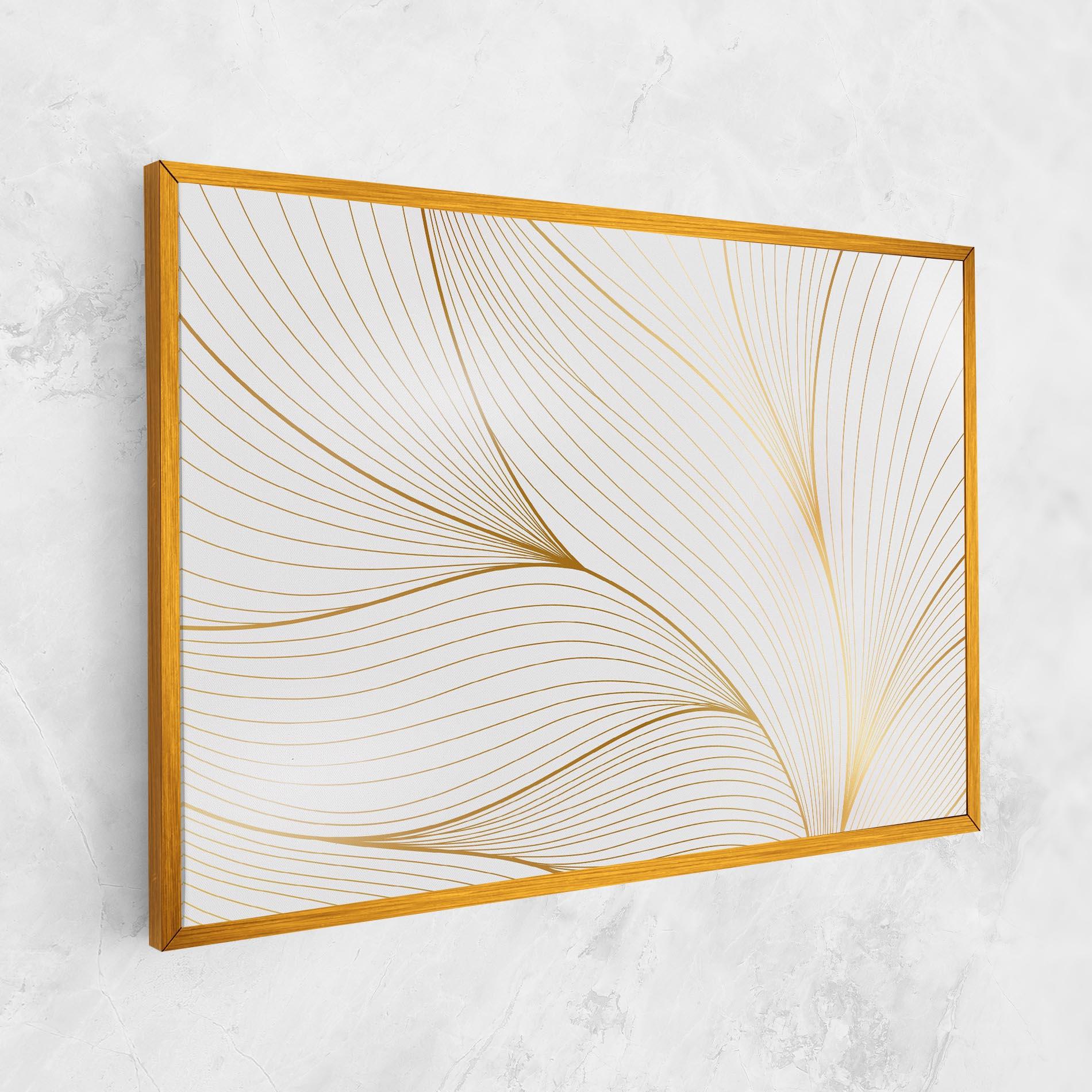 Leinwandbild Gold Wave mockup 1