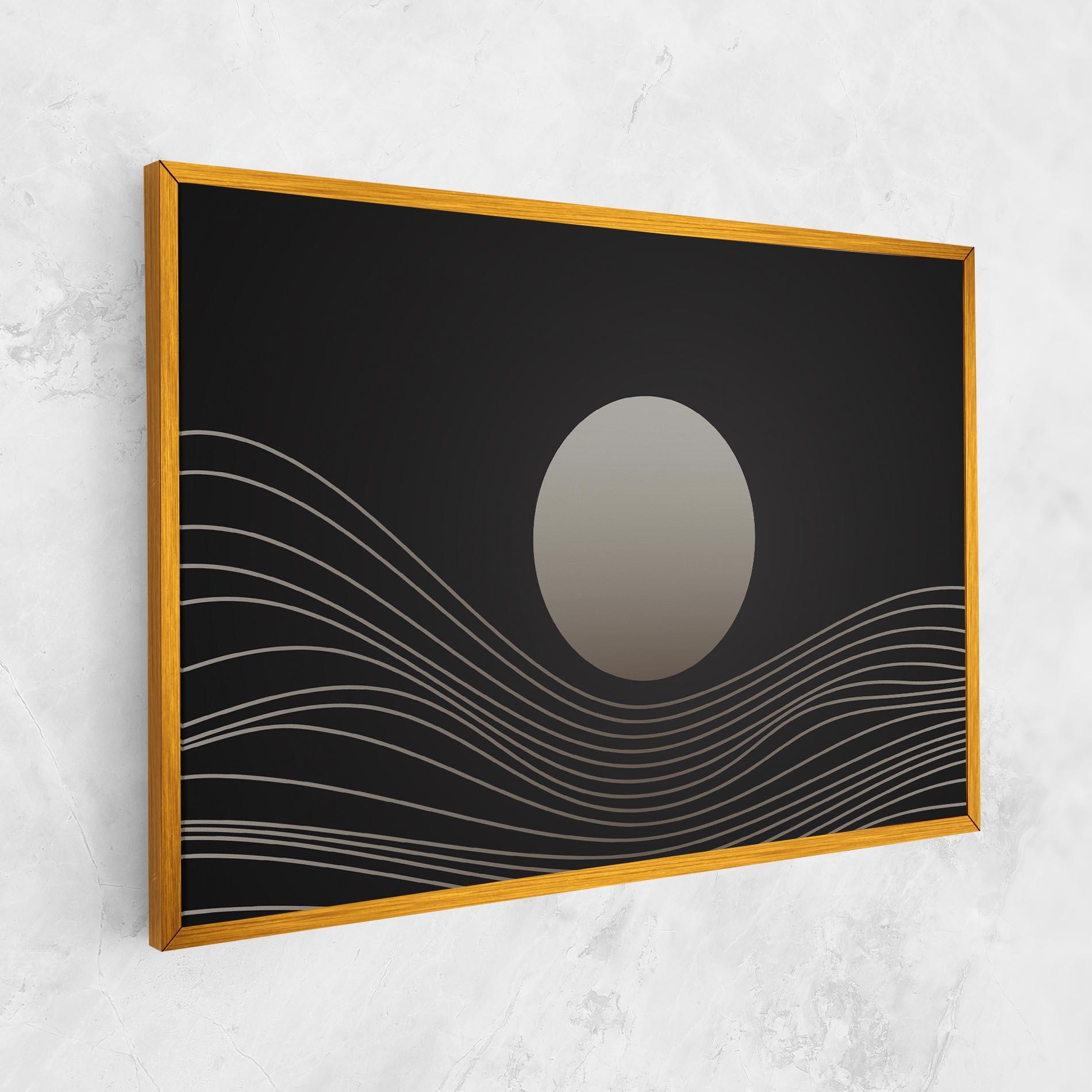 Leinwandbild Grey Moon mockup 1