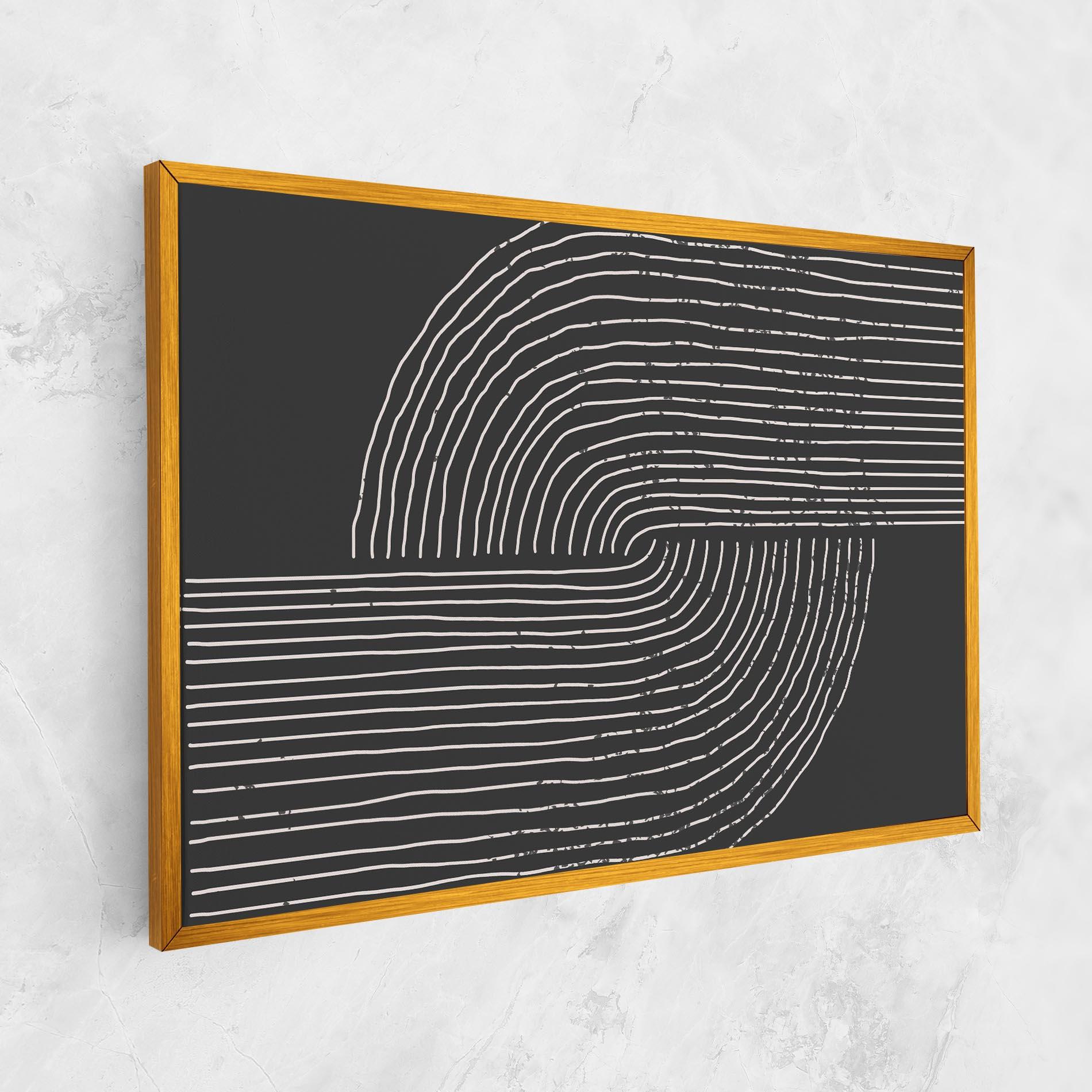 Leinwandbild Minimalist Circle mockup 1