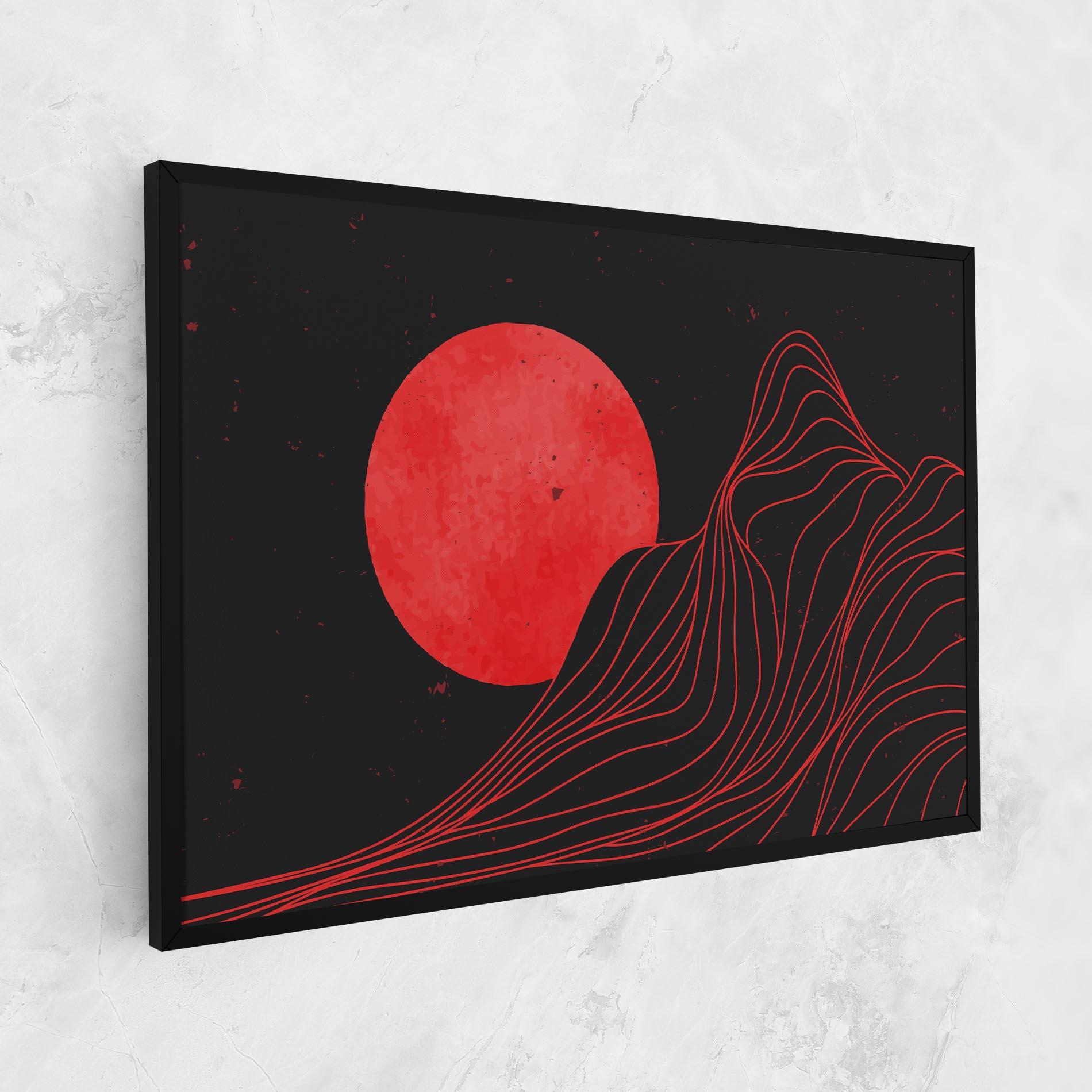 Leinwandbild Bloody Moon mockup 1