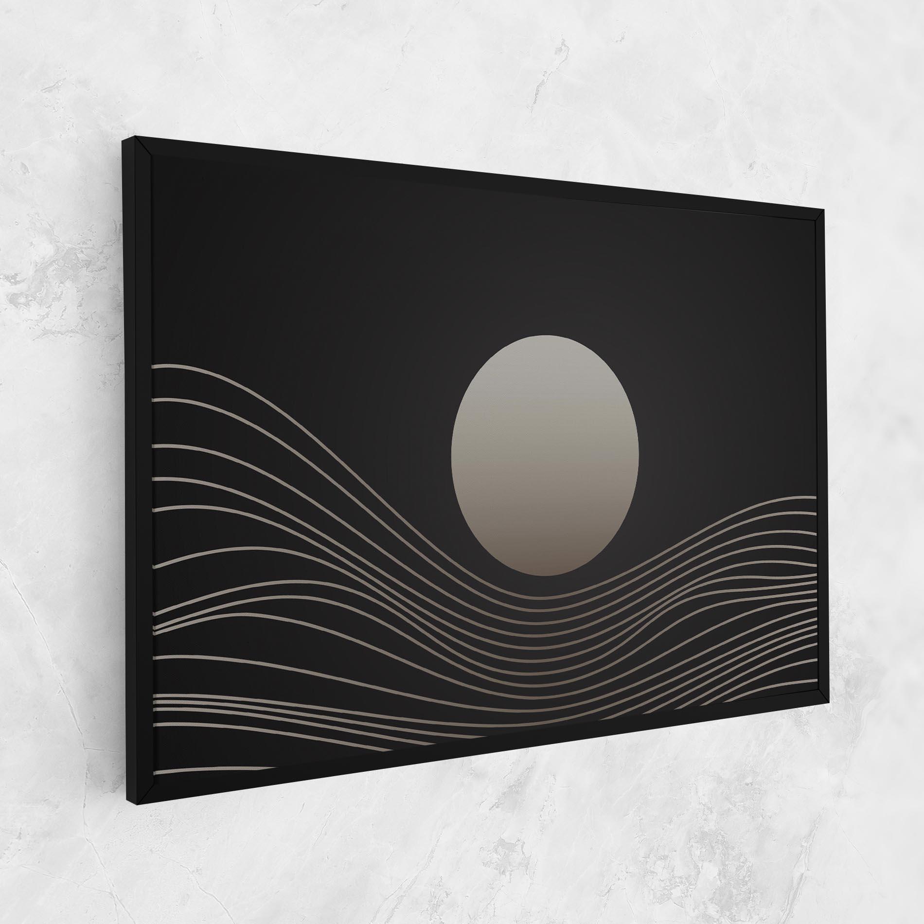 Leinwandbild Grey Moon mockup 1