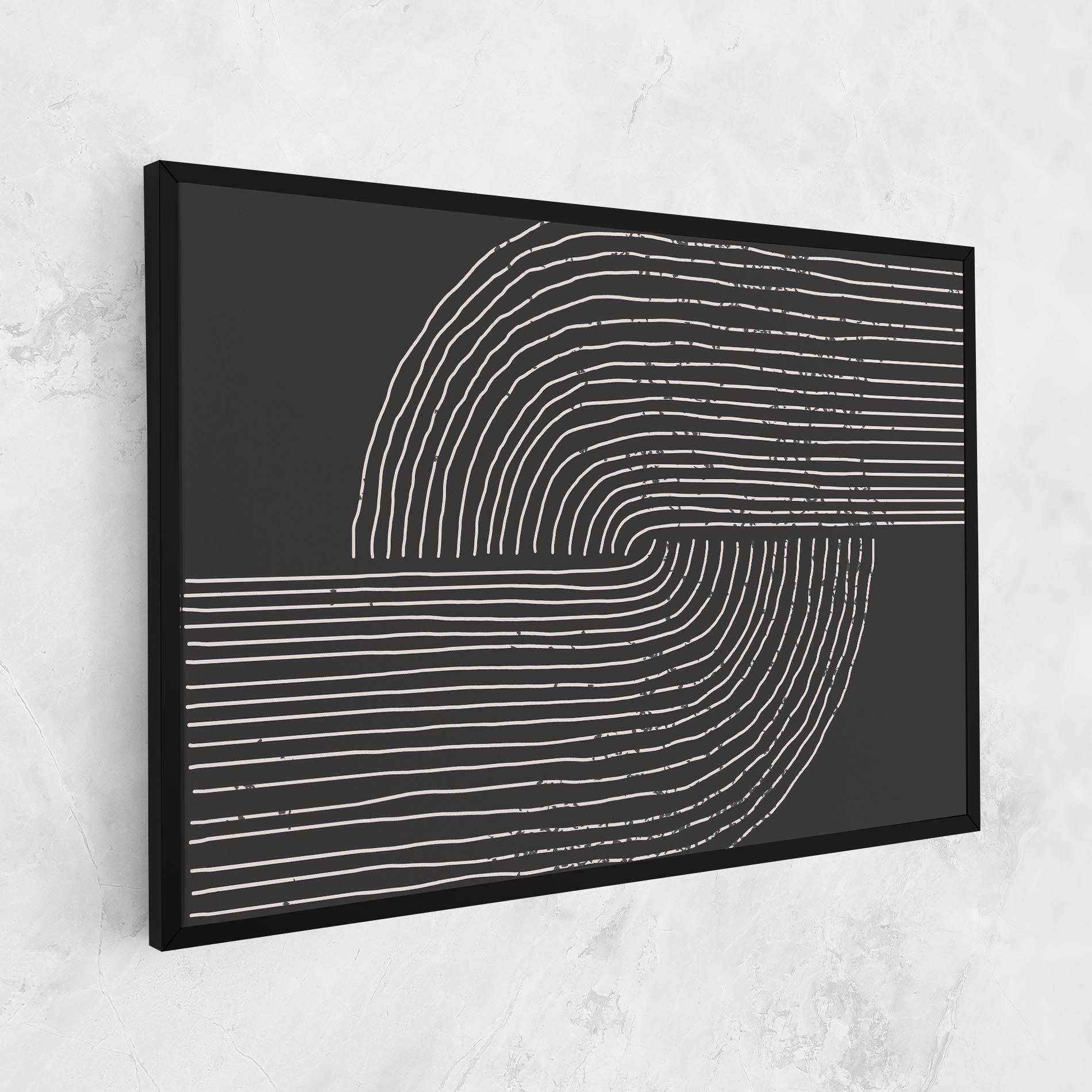 Leinwandbild Minimalist Circle mockup 1