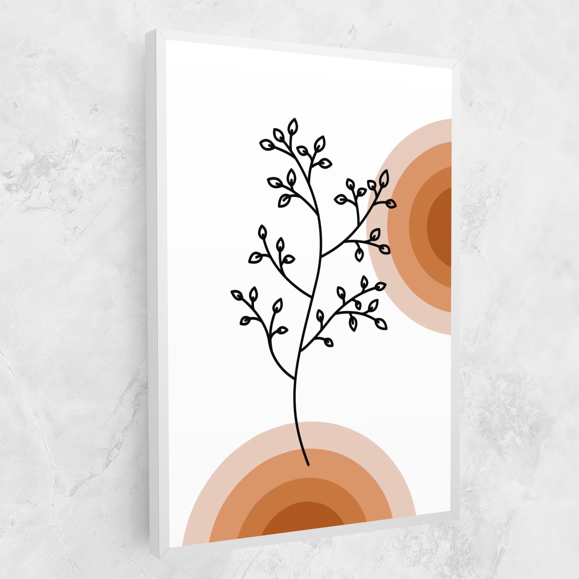 Leinwandbild Plant Orange Circle mockup 1