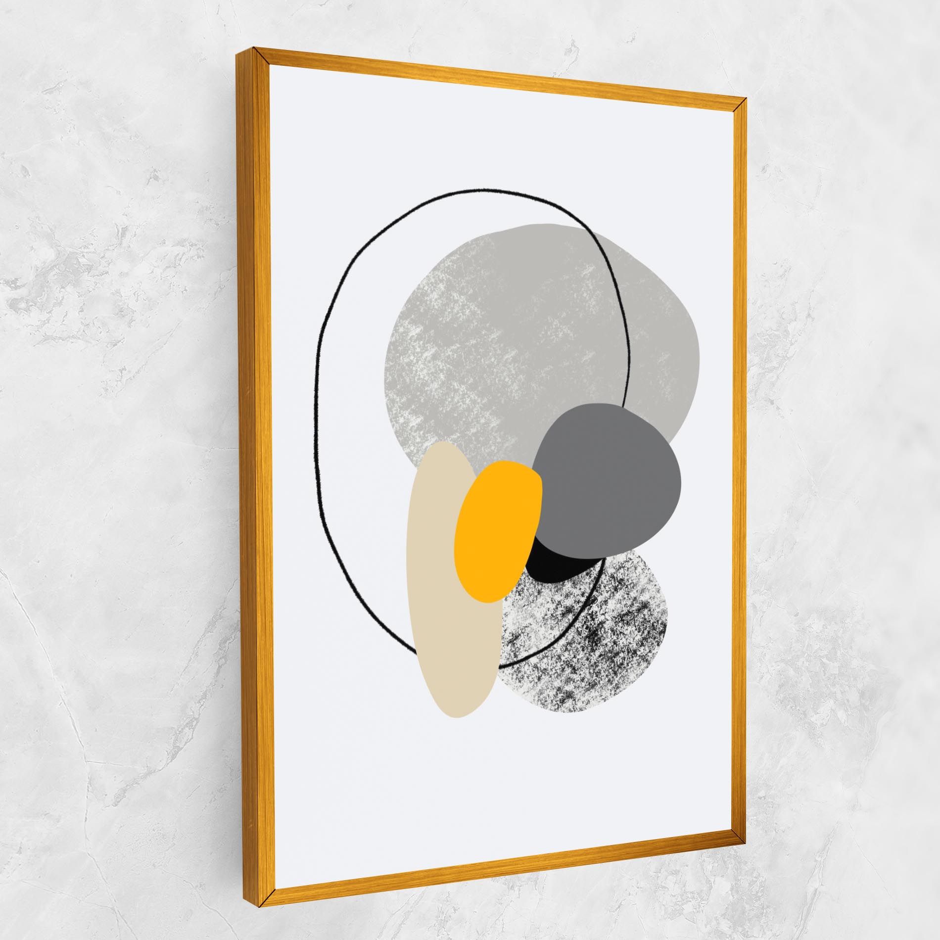 Grey Orange Shape mockup 1