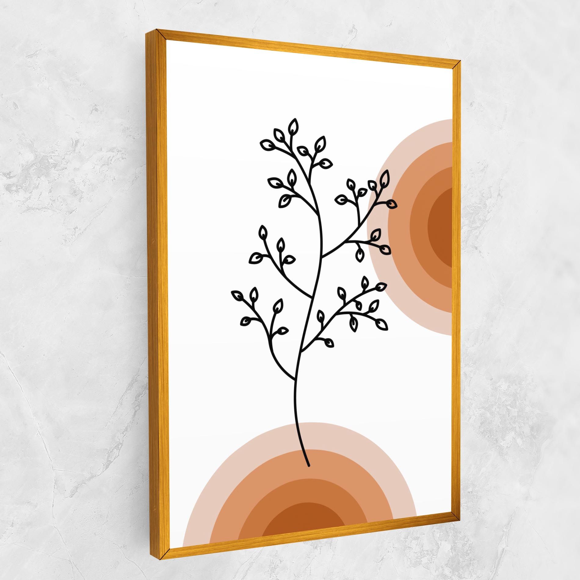 Plant Orange Circle mockup 1
