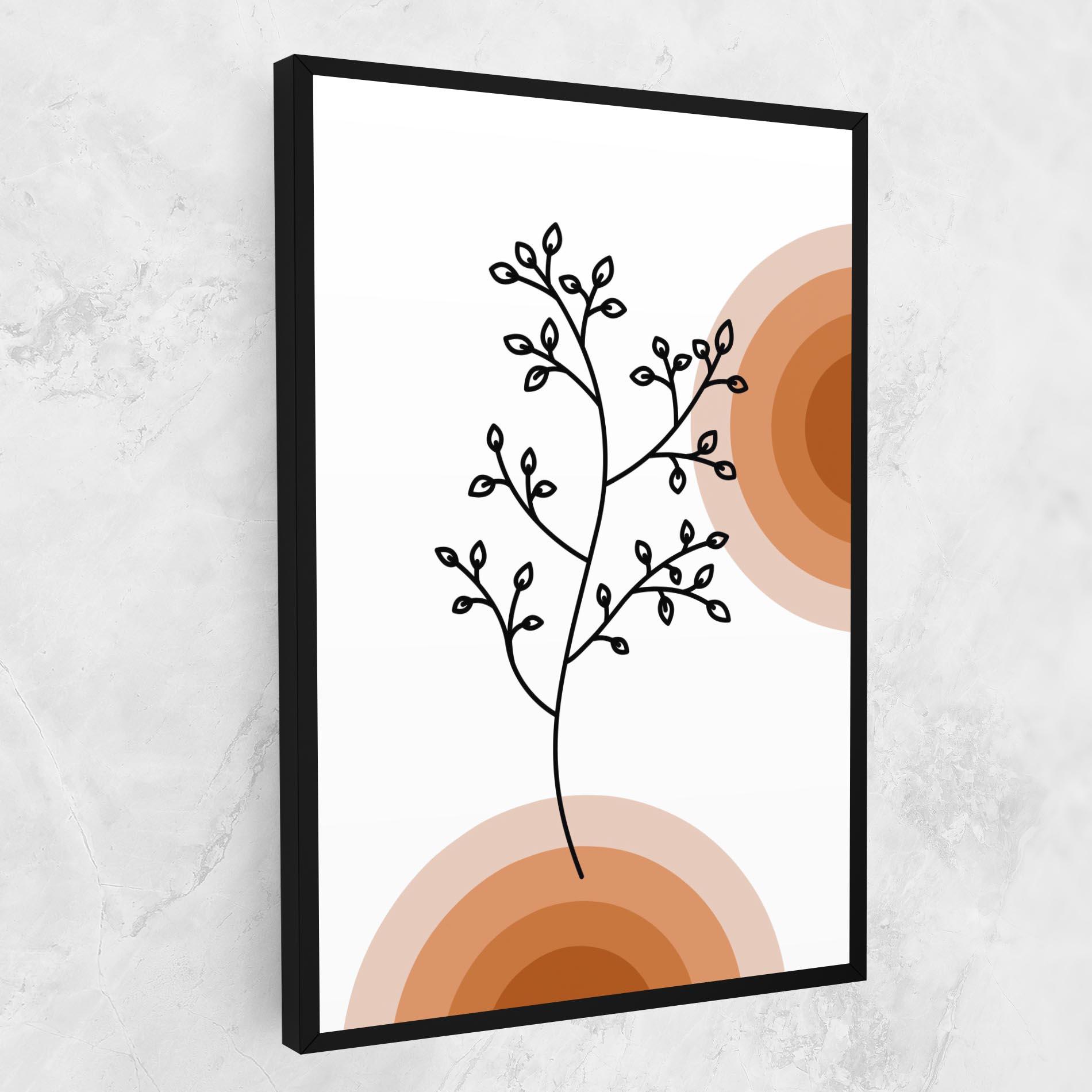 Leinwandbild Plant Orange Circle mockup 1