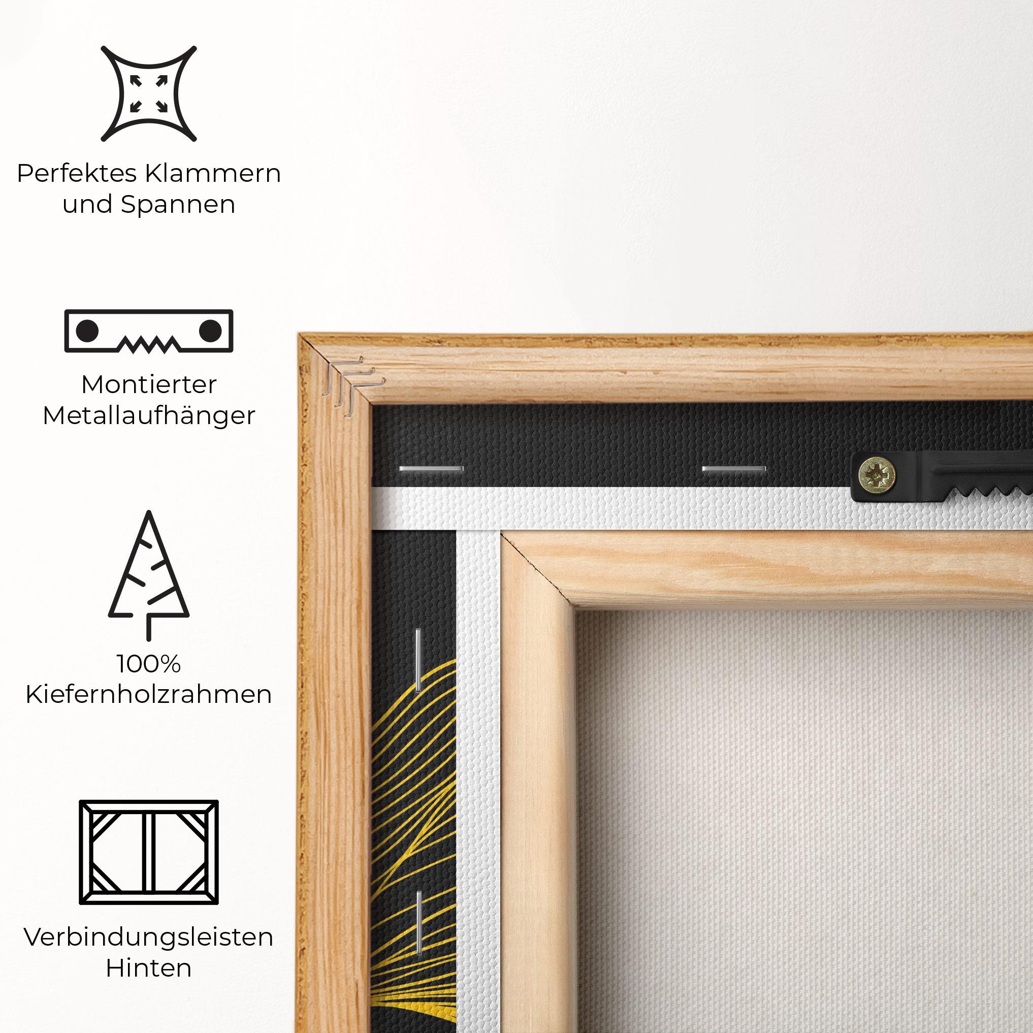 Leinwandbild Gold Moon mockup 5