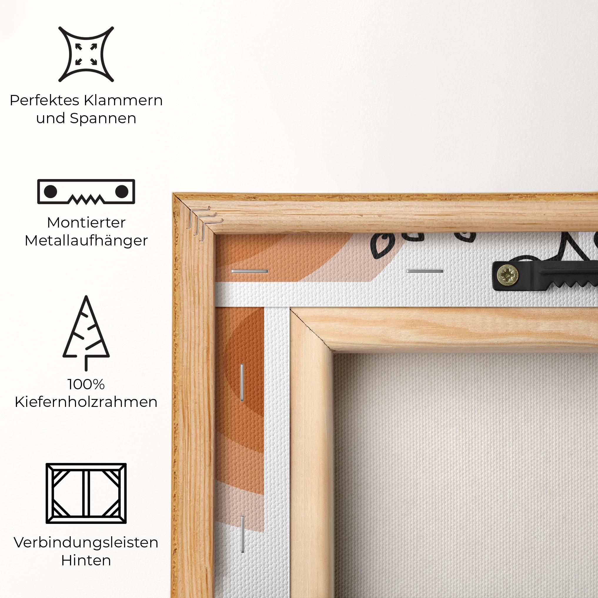Leinwandbild Plant Orange Circle mockup 5