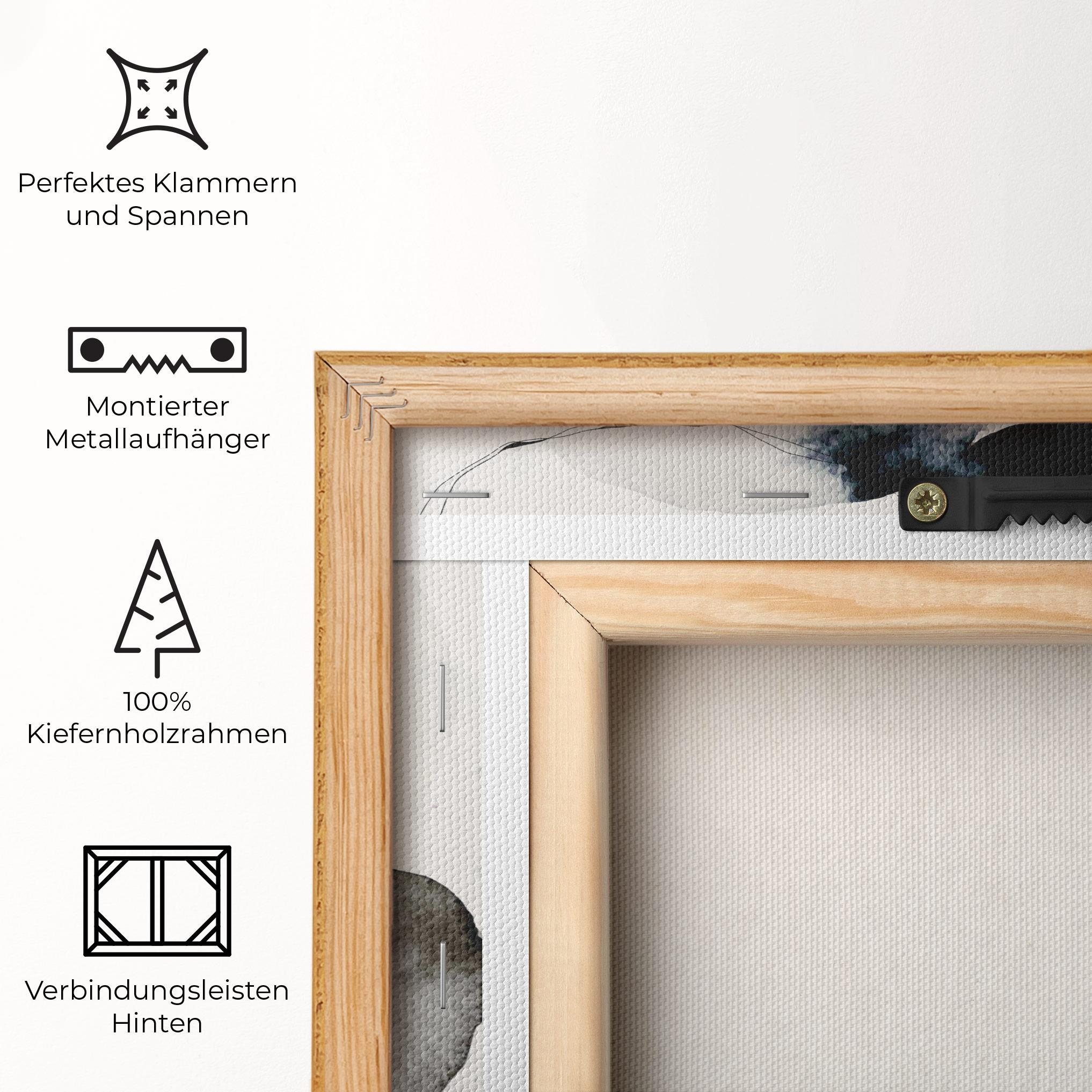 Leinwandbild Water Color Art mockup 5