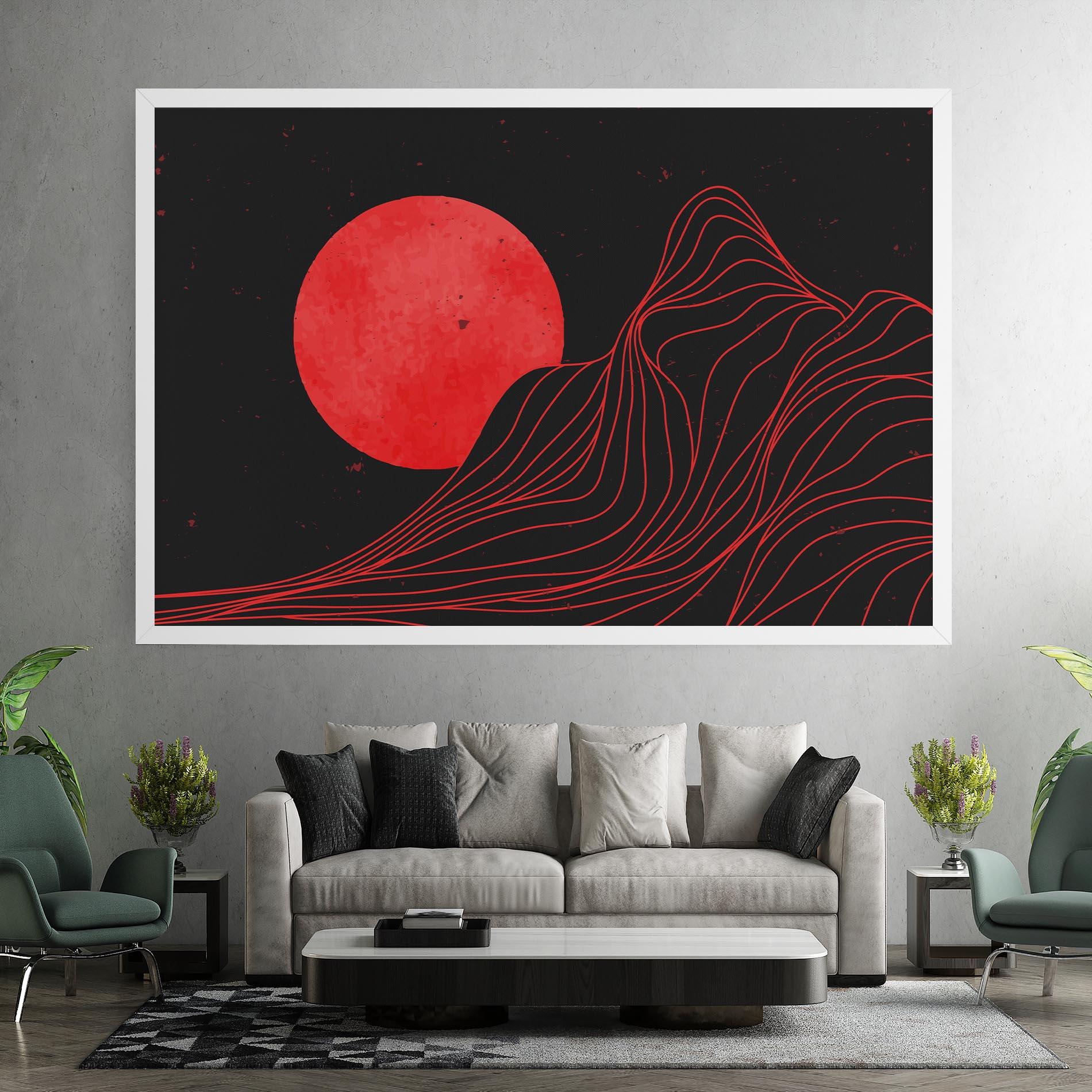 Leinwandbild Bloody Moon mockup 7