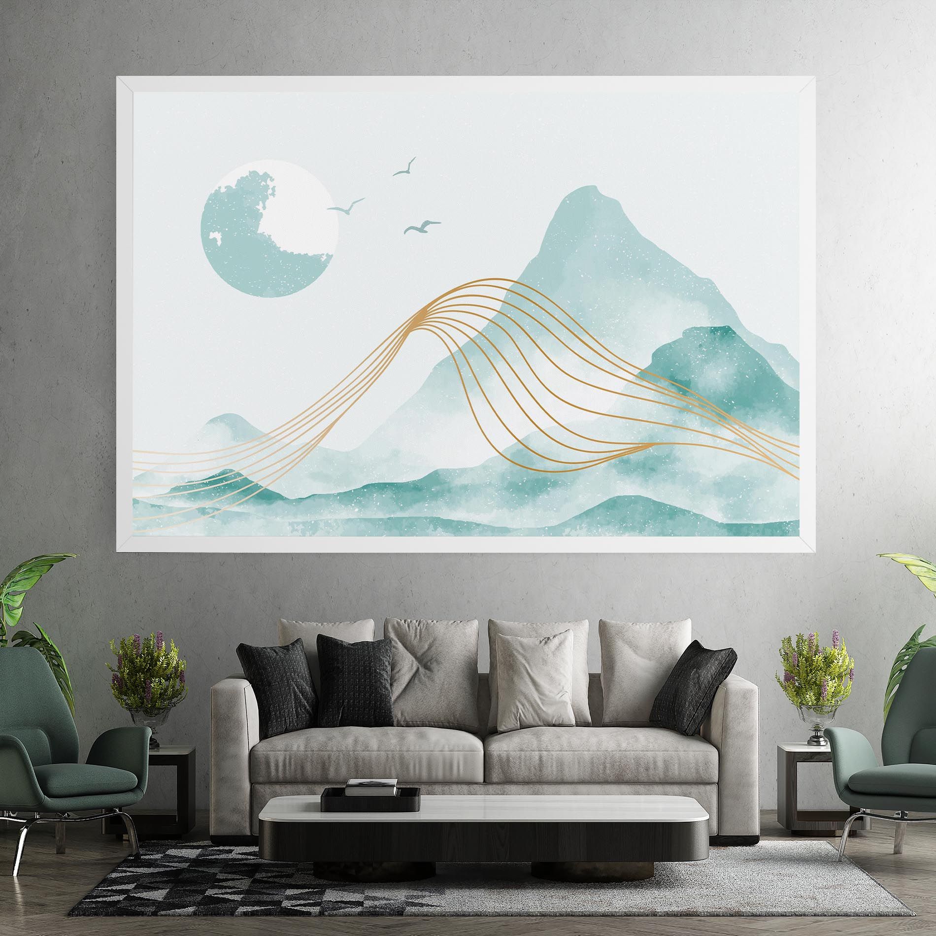 Gold Line Mountain mockup 7