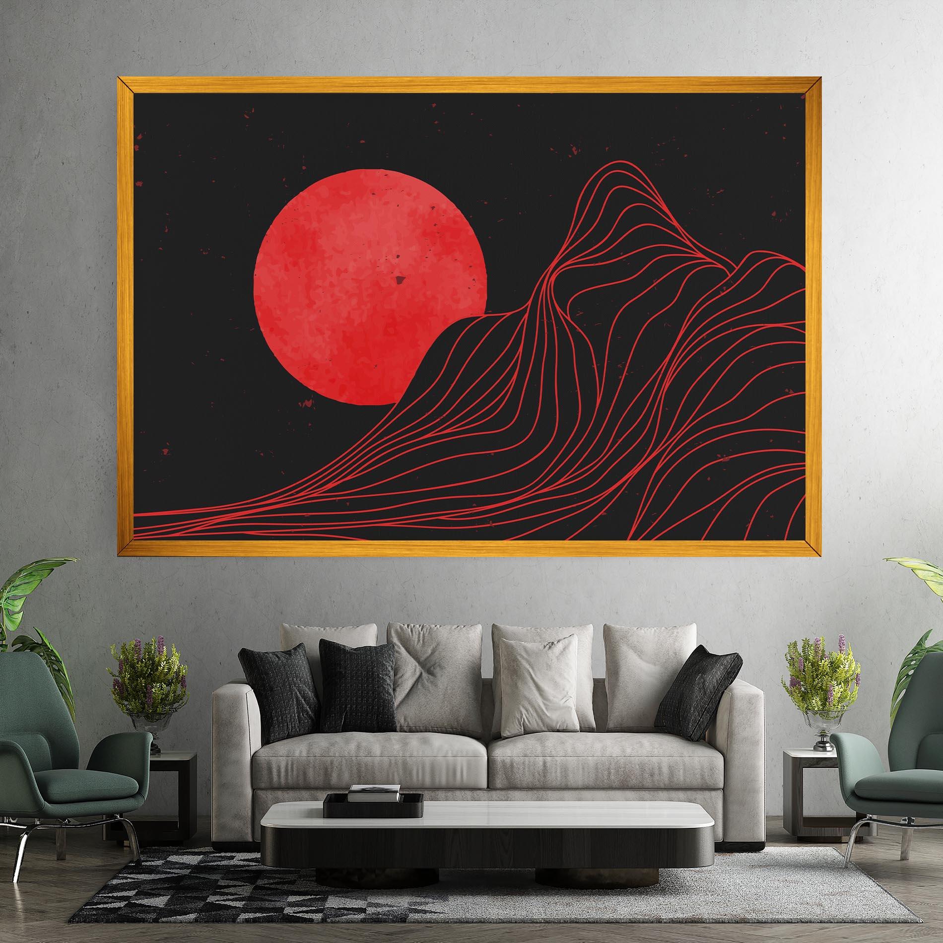 Leinwandbild Bloody Moon mockup 7