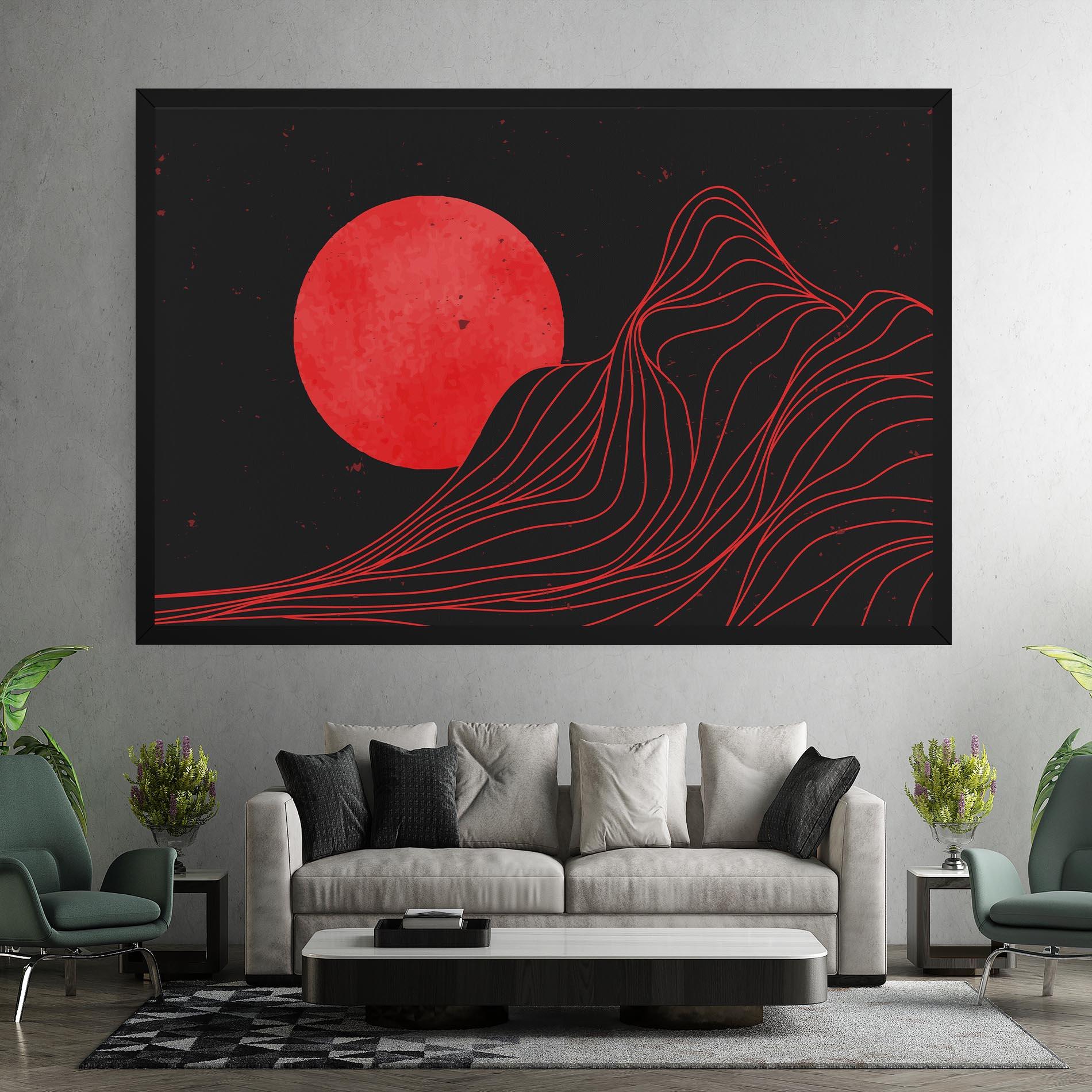 Leinwandbild Bloody Moon mockup 7
