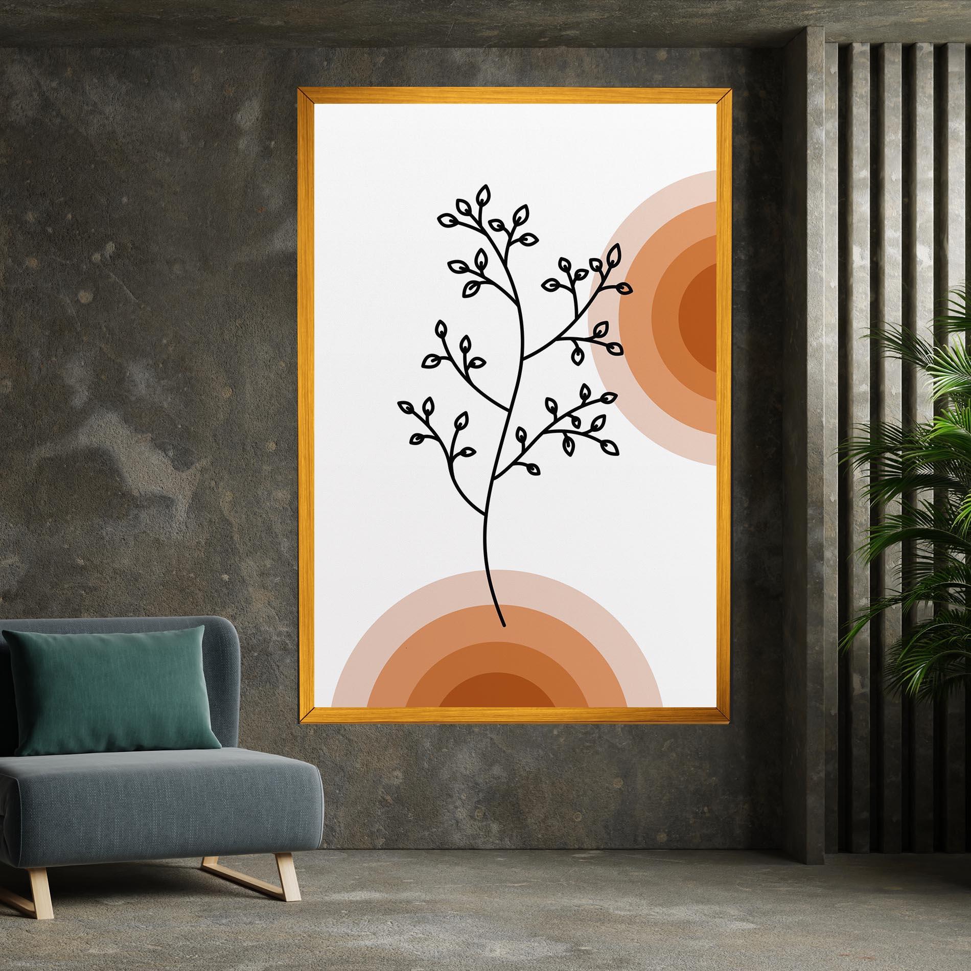 Leinwandbild Plant Orange Circle mockup 7