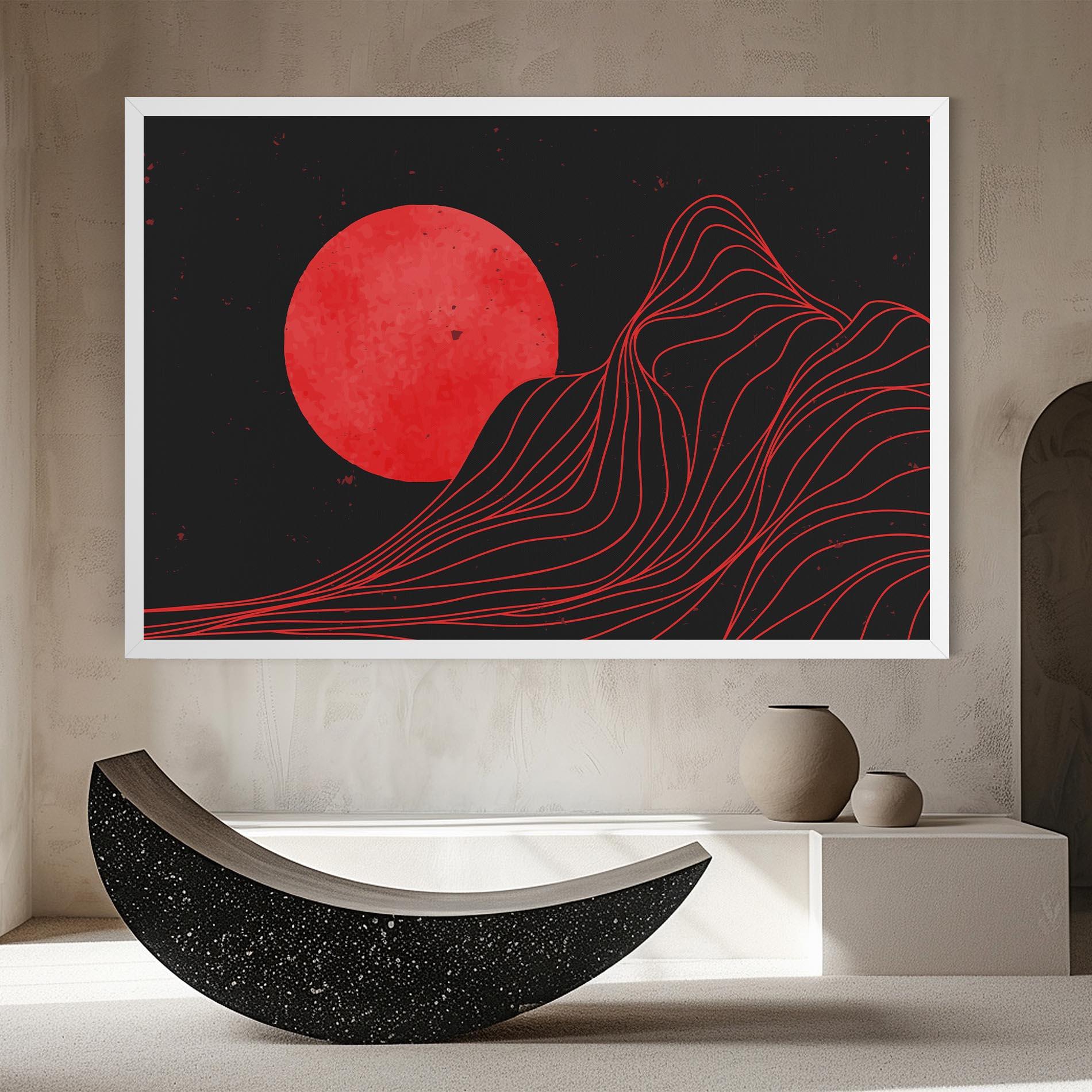 Leinwandbild Bloody Moon mockup 8
